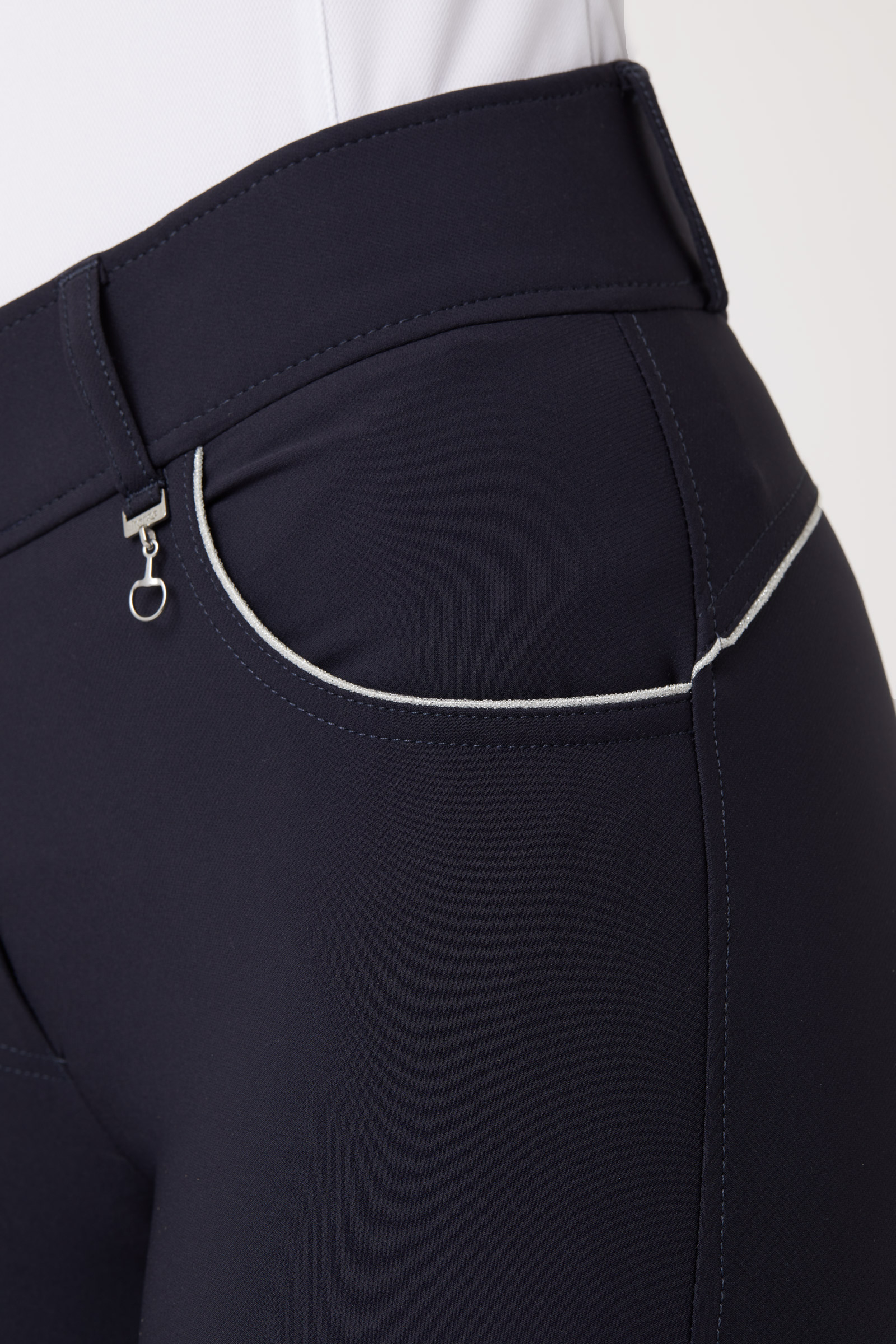 Horze Aubrey High Waist Rijbroek met siliconen zitvlak, dames