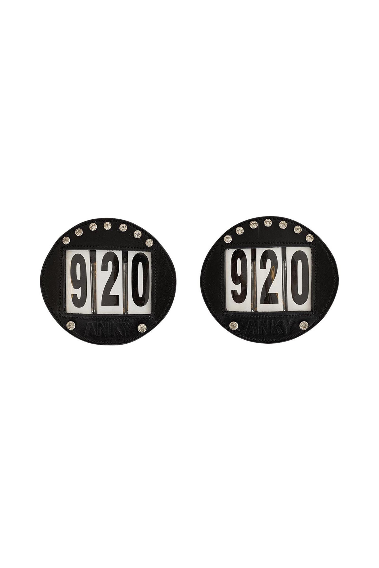 Black ANKY Competition Nummerhouder (Paar)