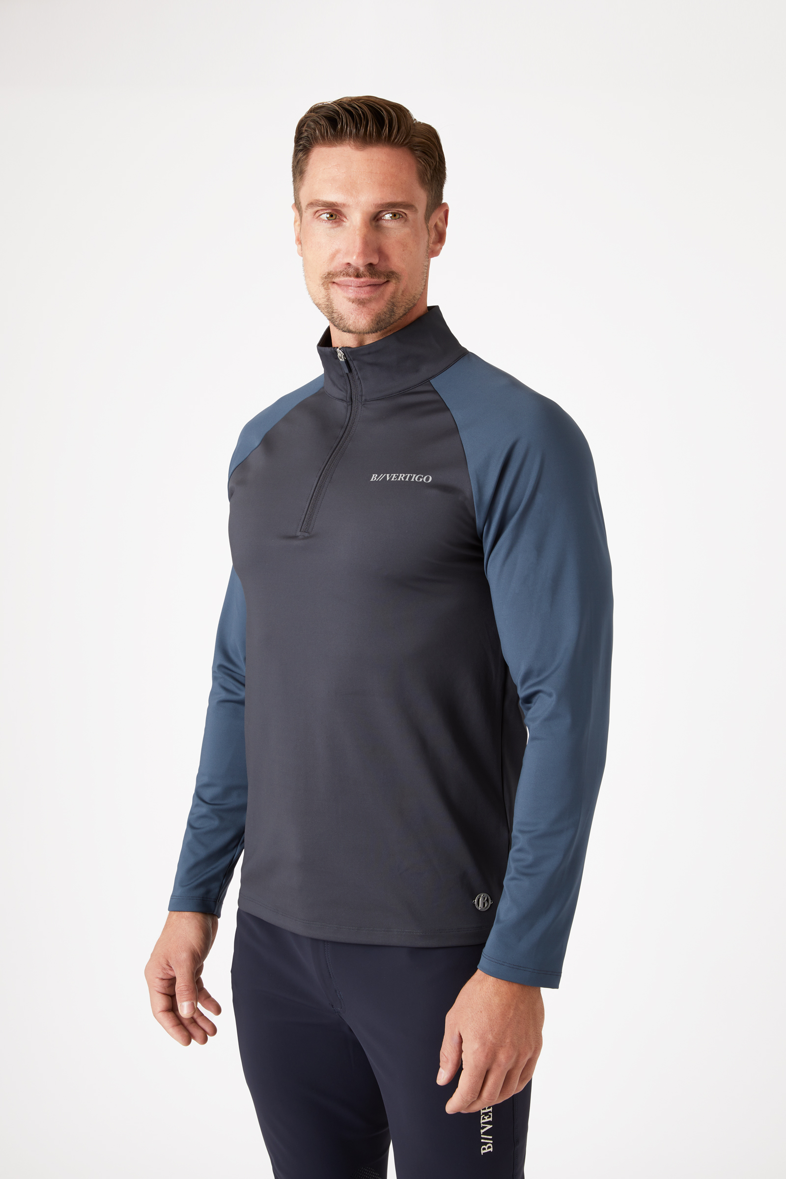 B Vertigo Edmund trainingsshirt met rits, heren