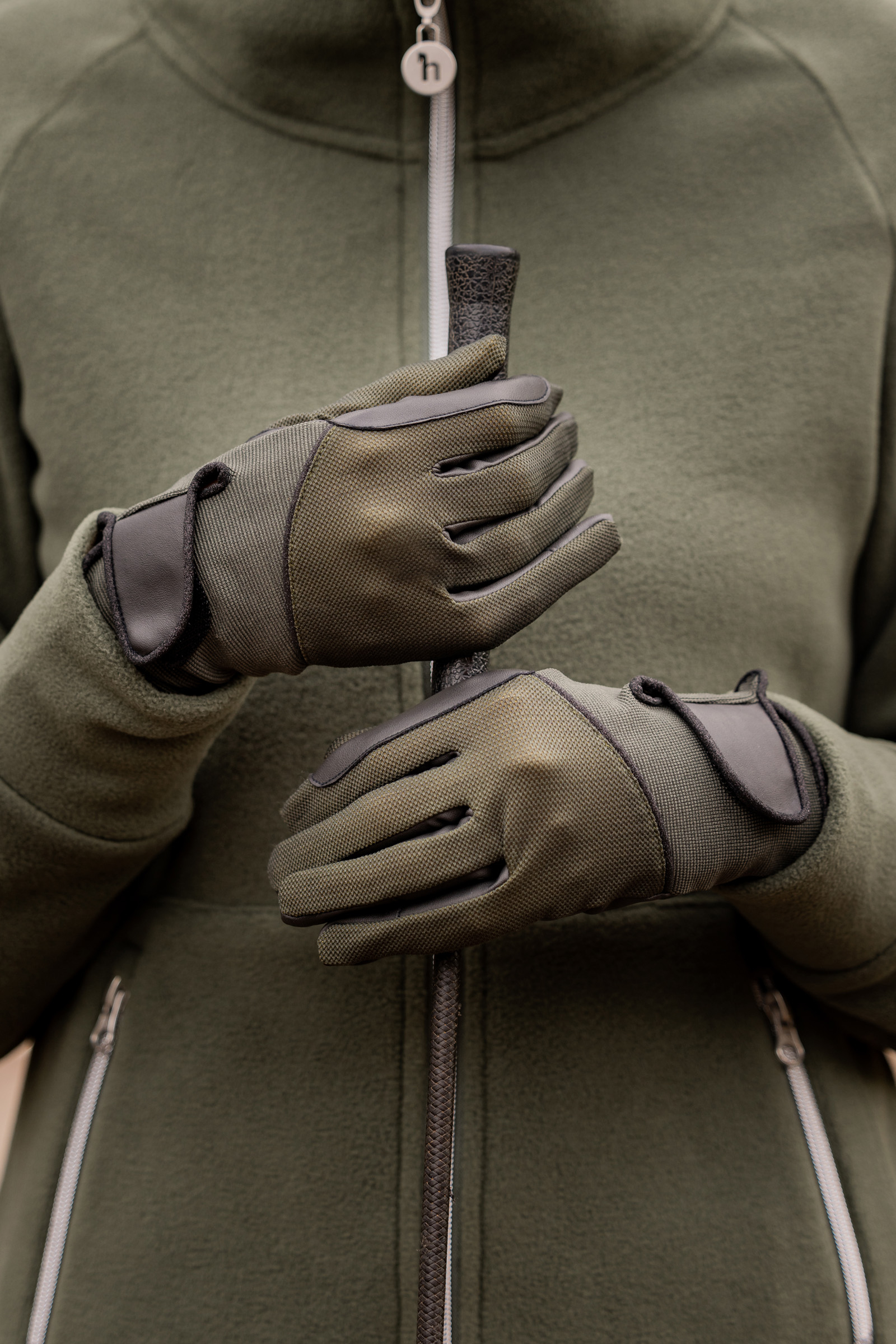 Horze Leni aomer paardrijhandschoenen, dames