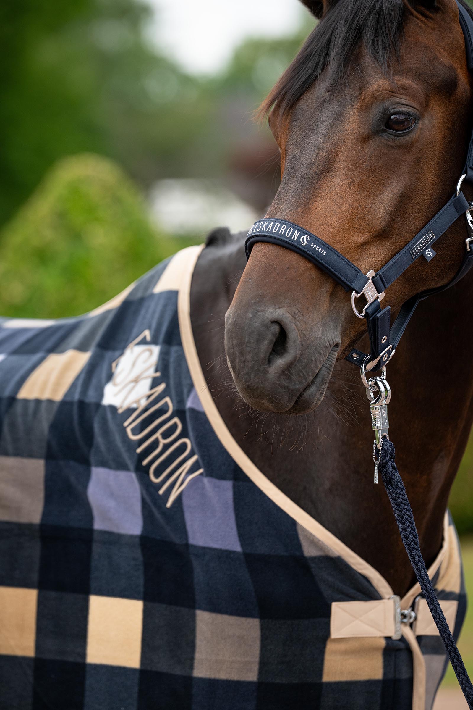 Eskadron Classic Sport SS26 Fleece Check zweetdeken