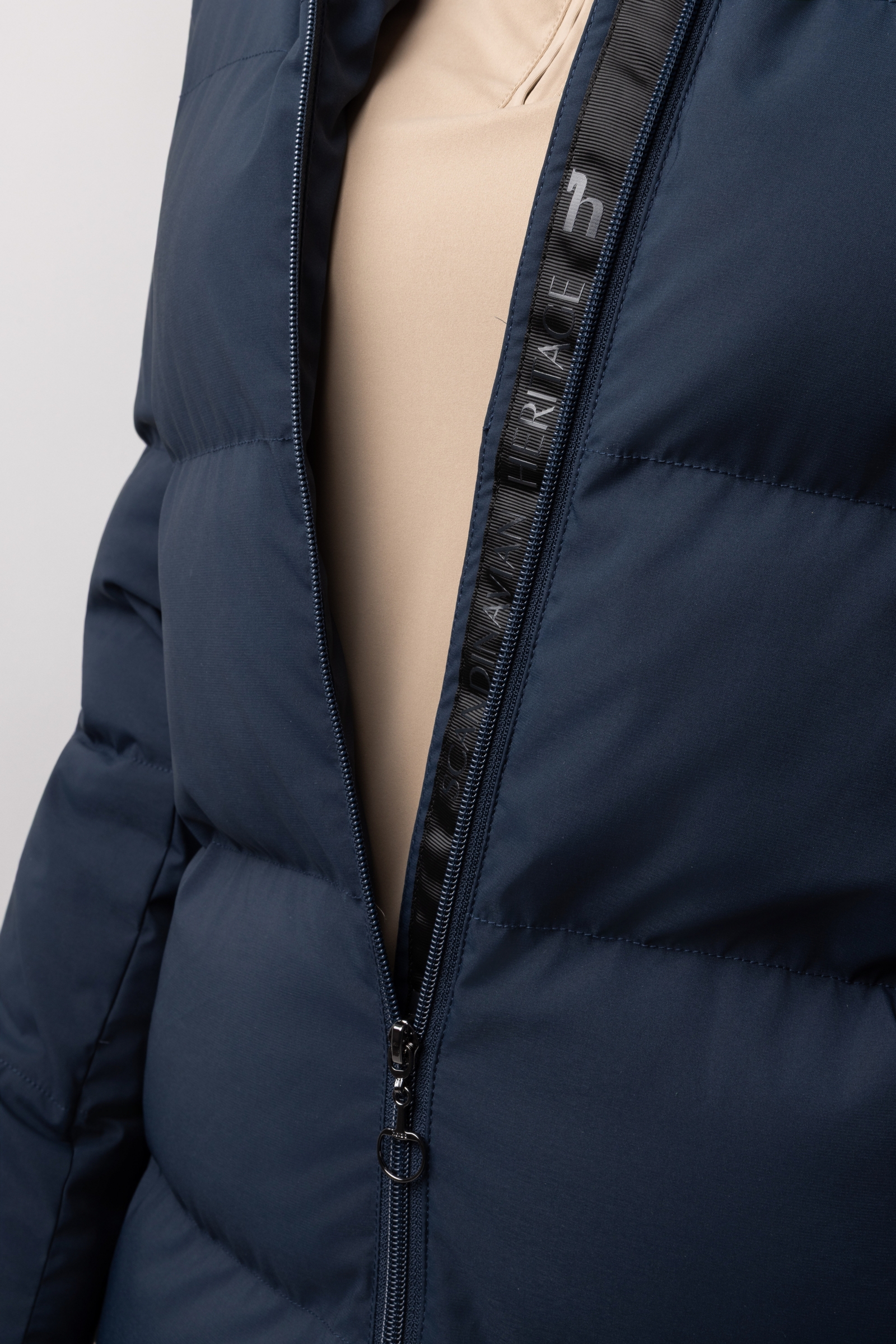 Horze Paloma lange gewatteerde jas voor dames