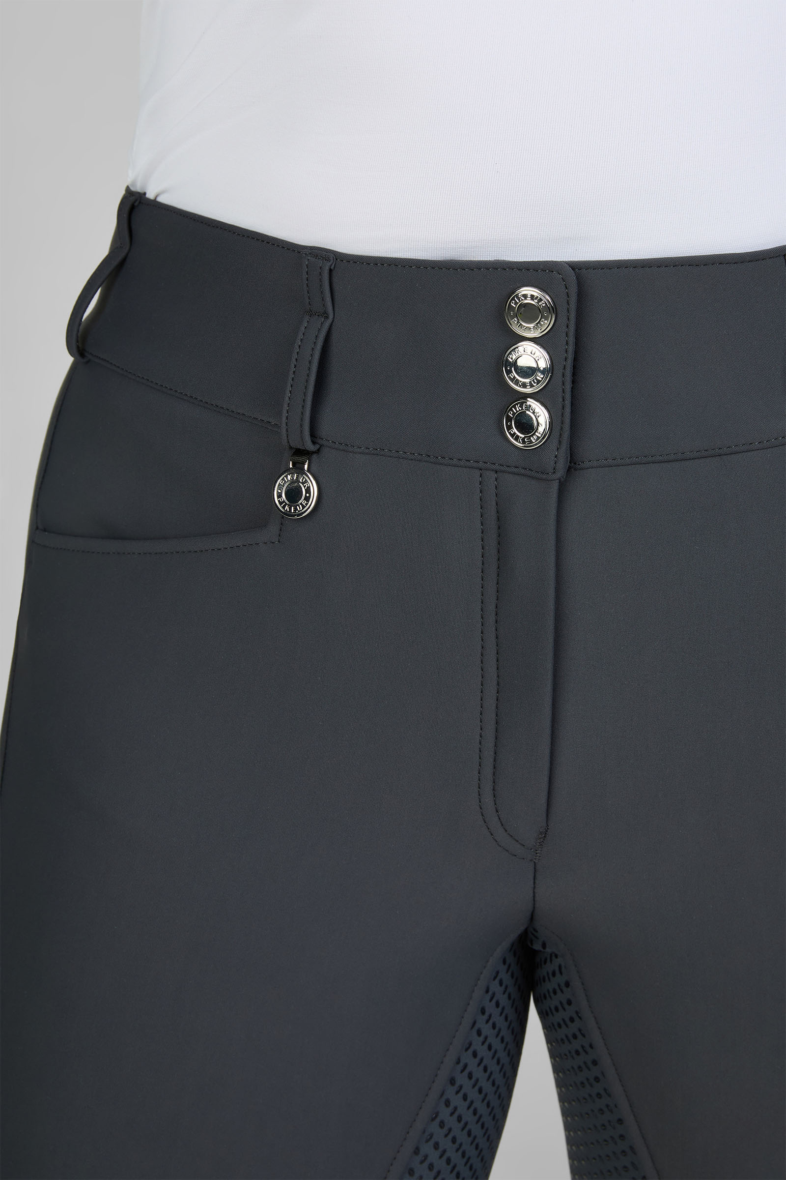 Pikeur Hoge Taille Winterrijbroek met Volledige Grip