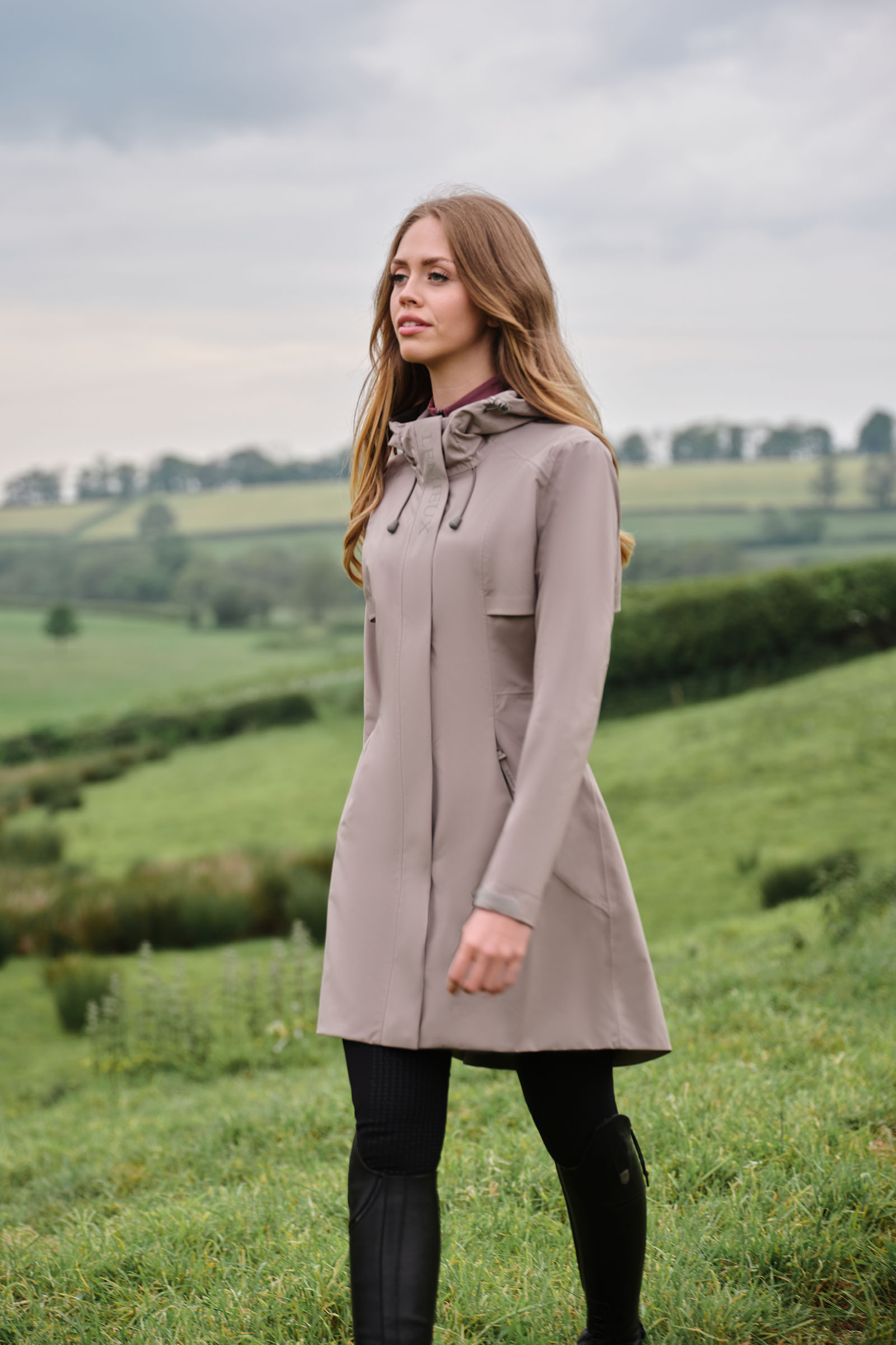 LeMieux Dames Lang Regenjack Grace