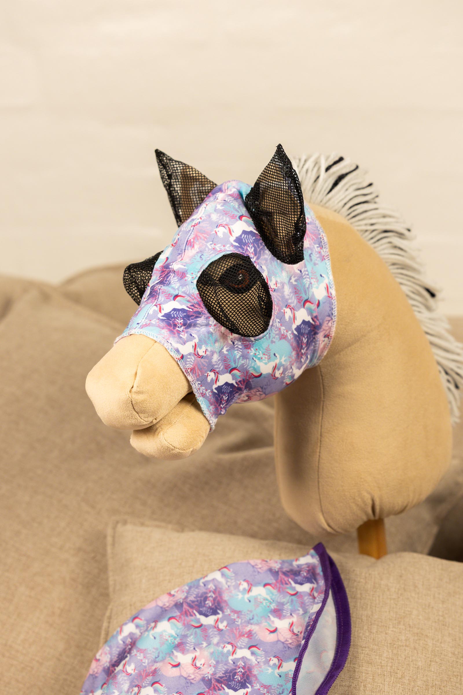 My Hobby Horse insectenmasker met eenhoornprint