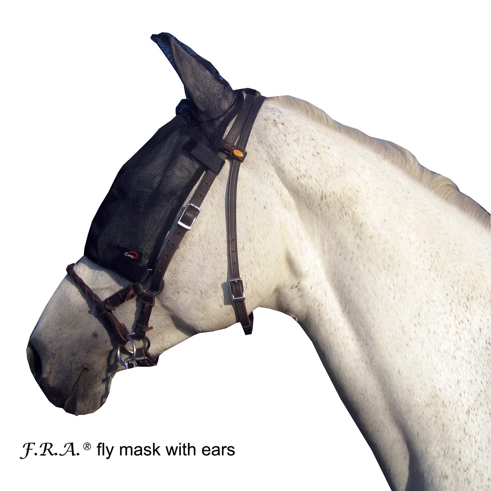 F.R.A. Freedom Riding Articles Cavallo vliegenmasker met oren