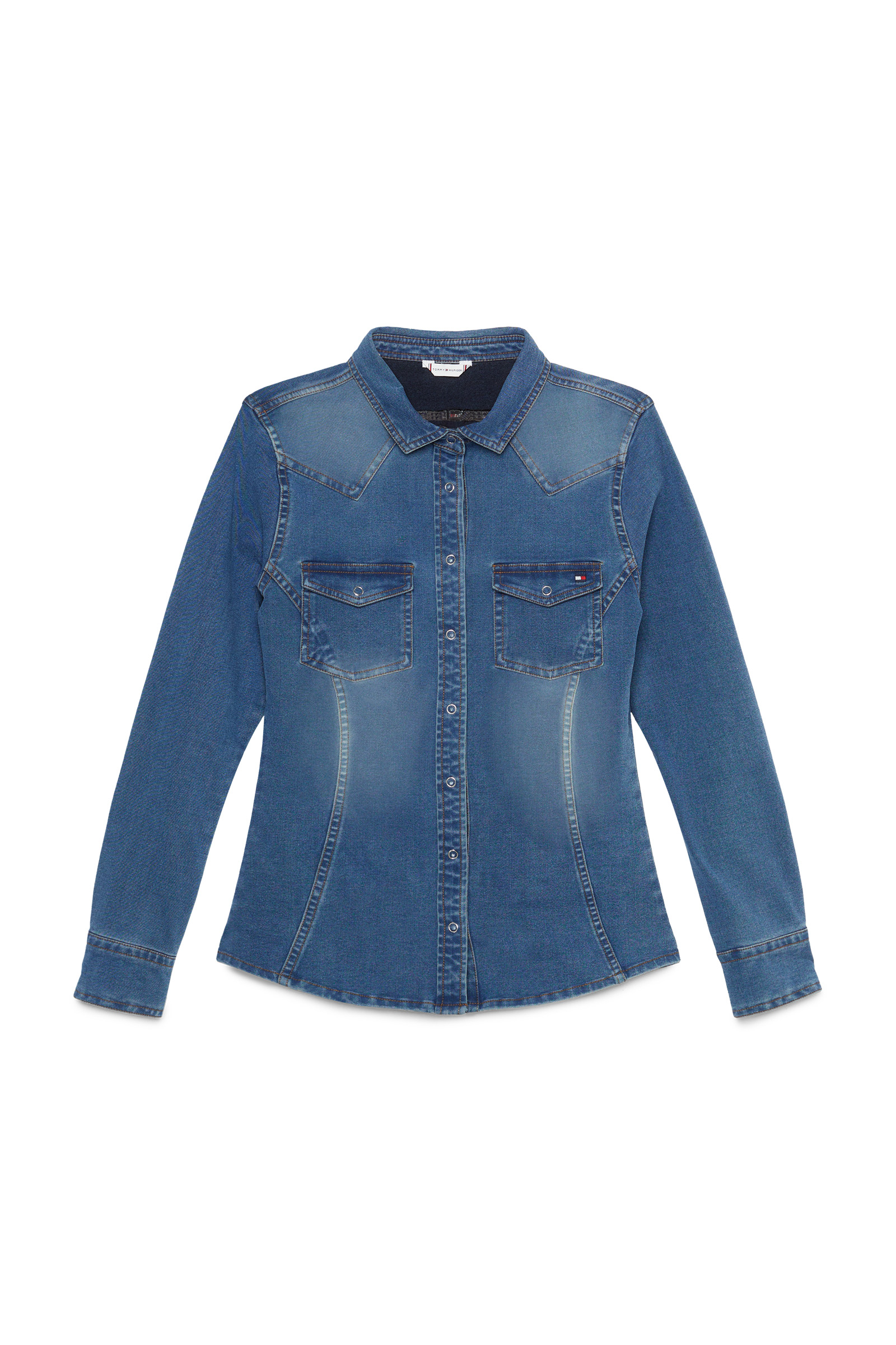 Tommy Hilfiger Equestrian Woodside Stretch Denim overhemd