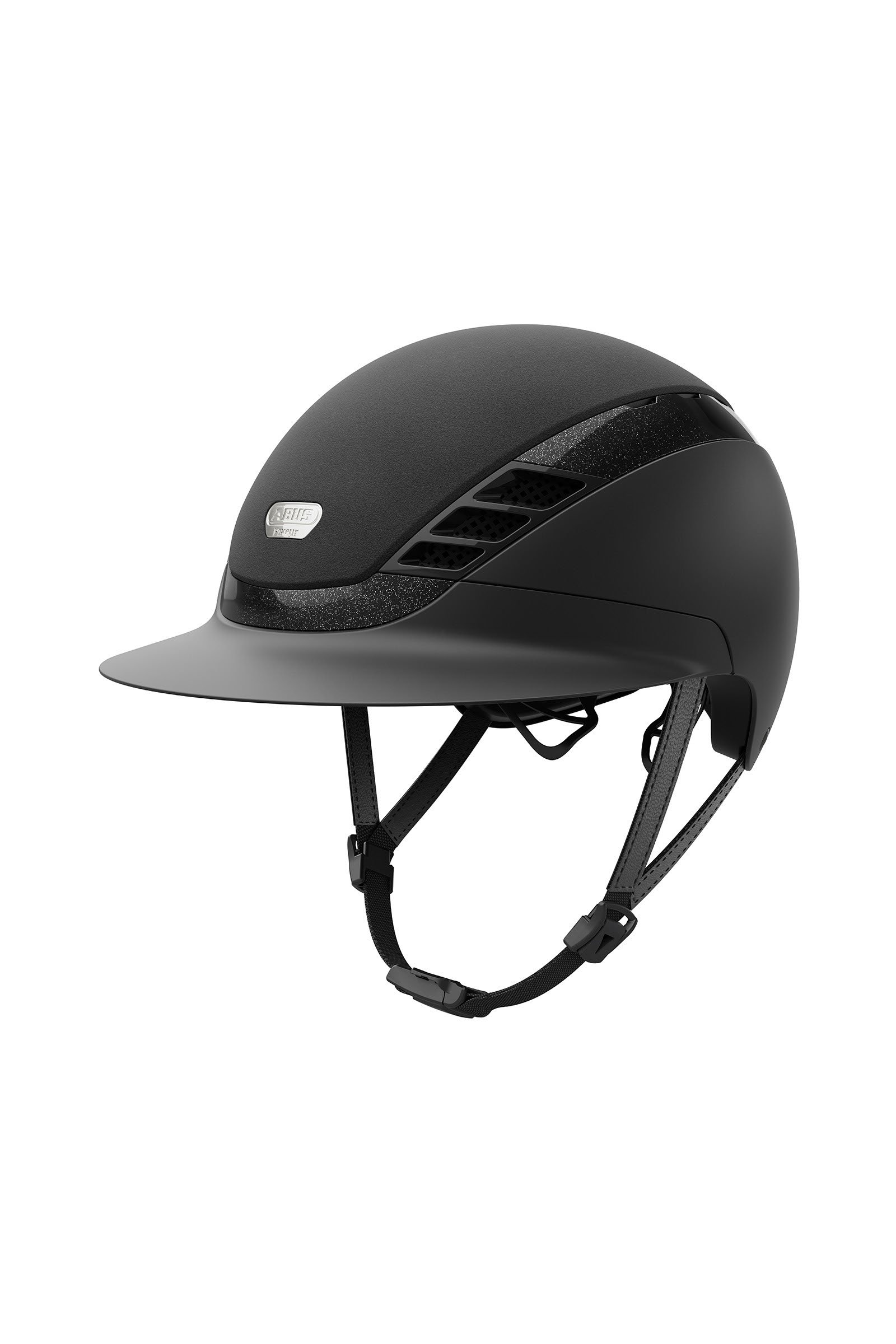 Abus Pikeur AirLuxe Supreme paardrijcap met lange klep