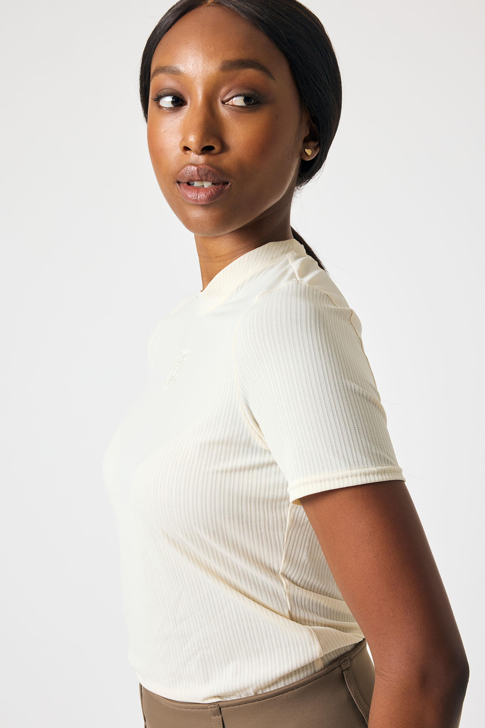 PS of Sweden Courtney S/S Gestreept Mesh Shirt