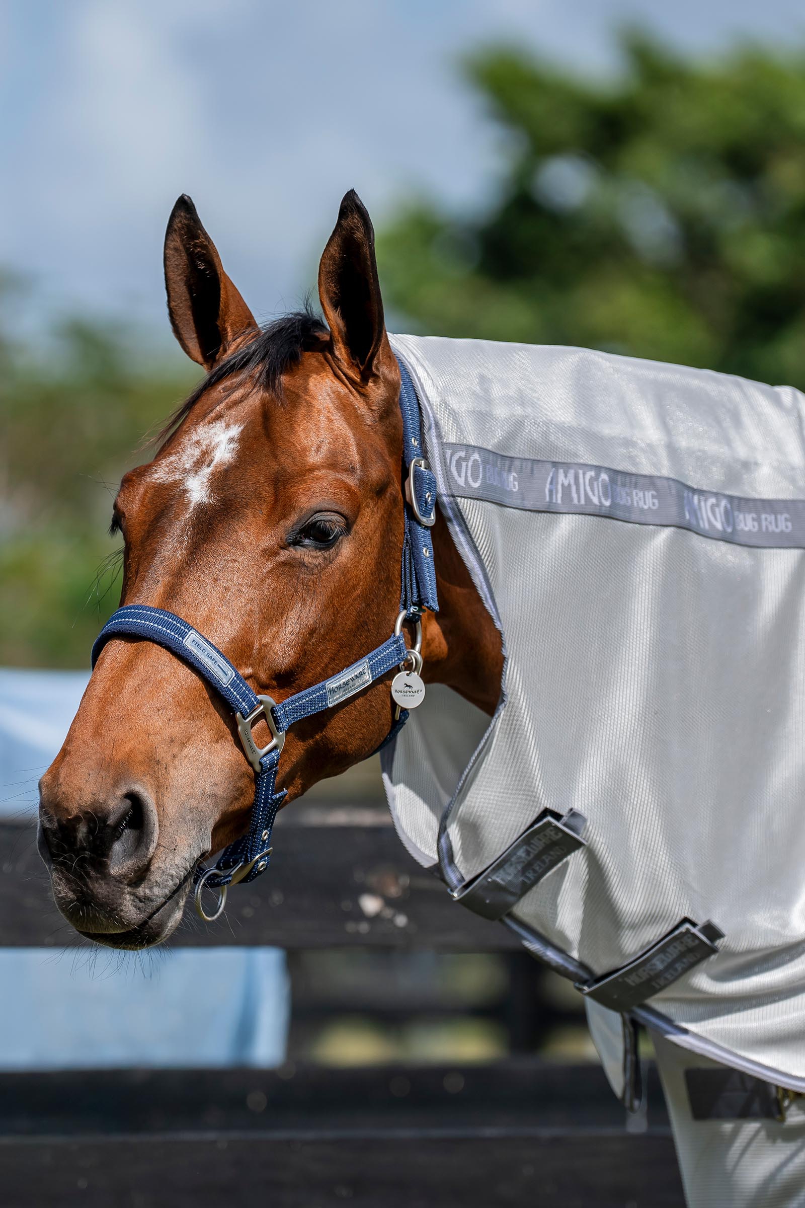 Horseware Amigo halsstuk voor vliegendeken, UV-bescherming