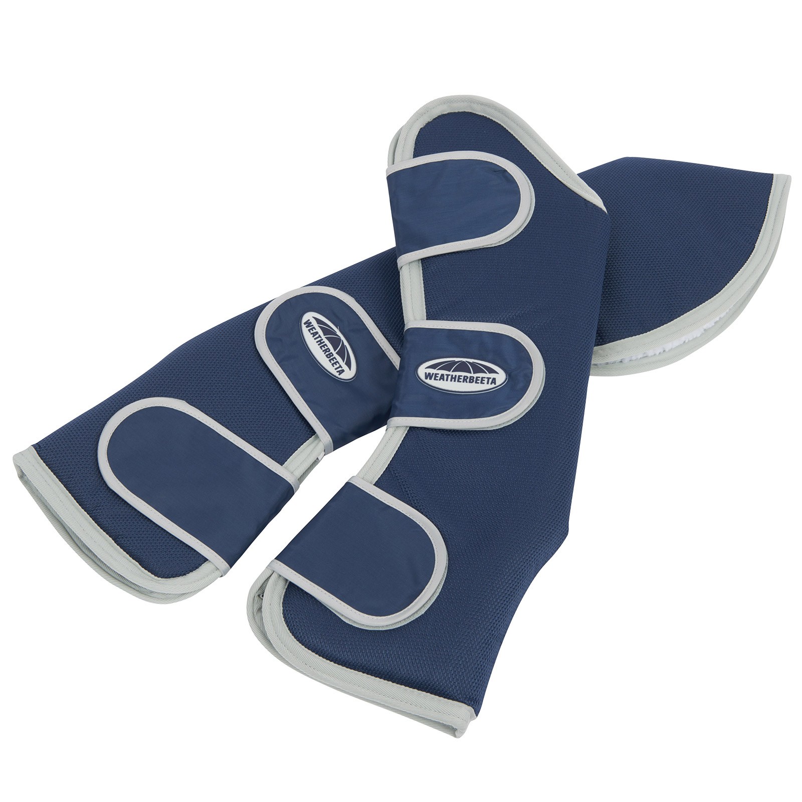 Dark Blue/Silver Weatherbeeta Brede tab lange transportbeschermers