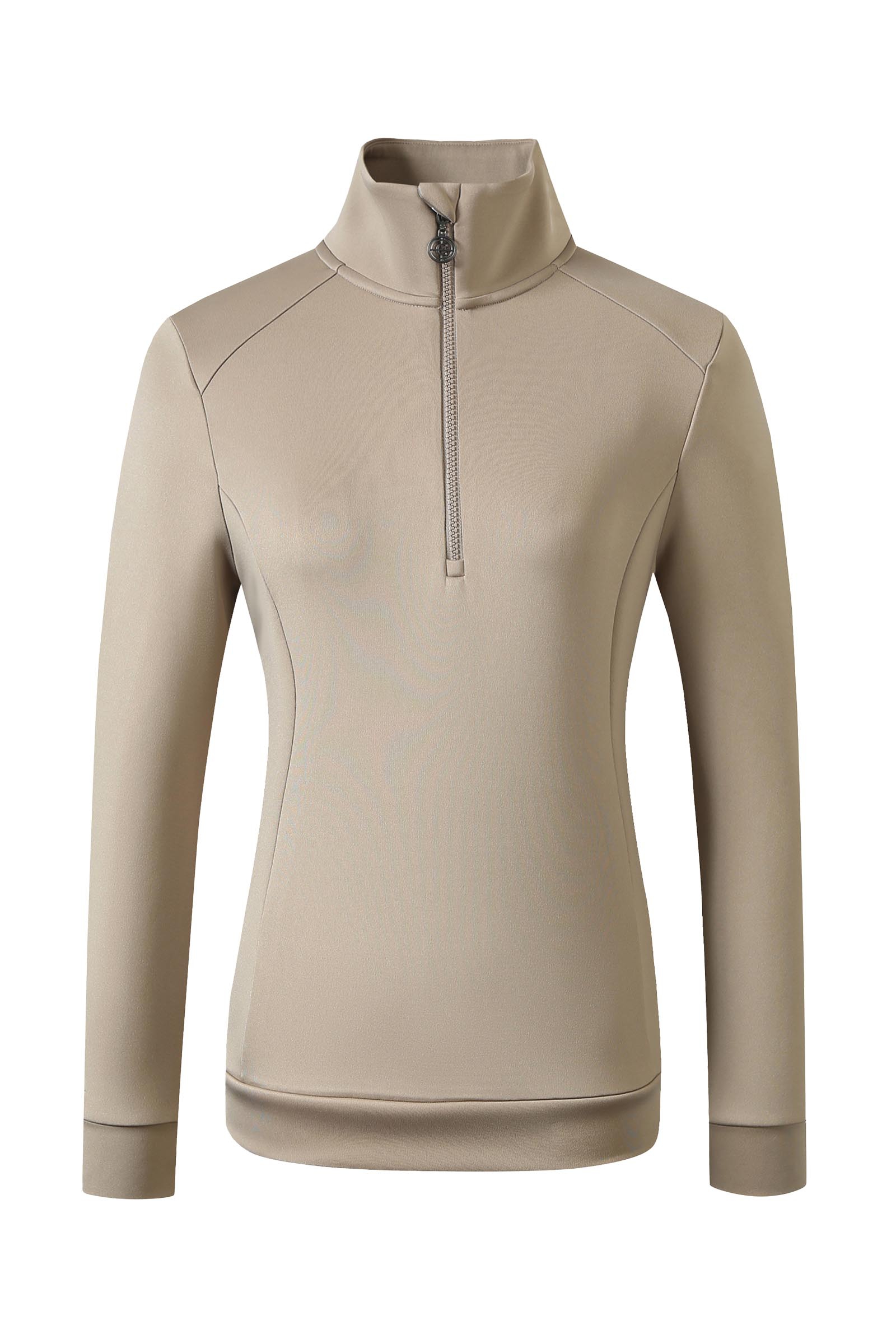 Covalliero dames sweatshirt met halve rits SS25  