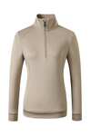 Covalliero dames sweatshirt met halve rits SS25  