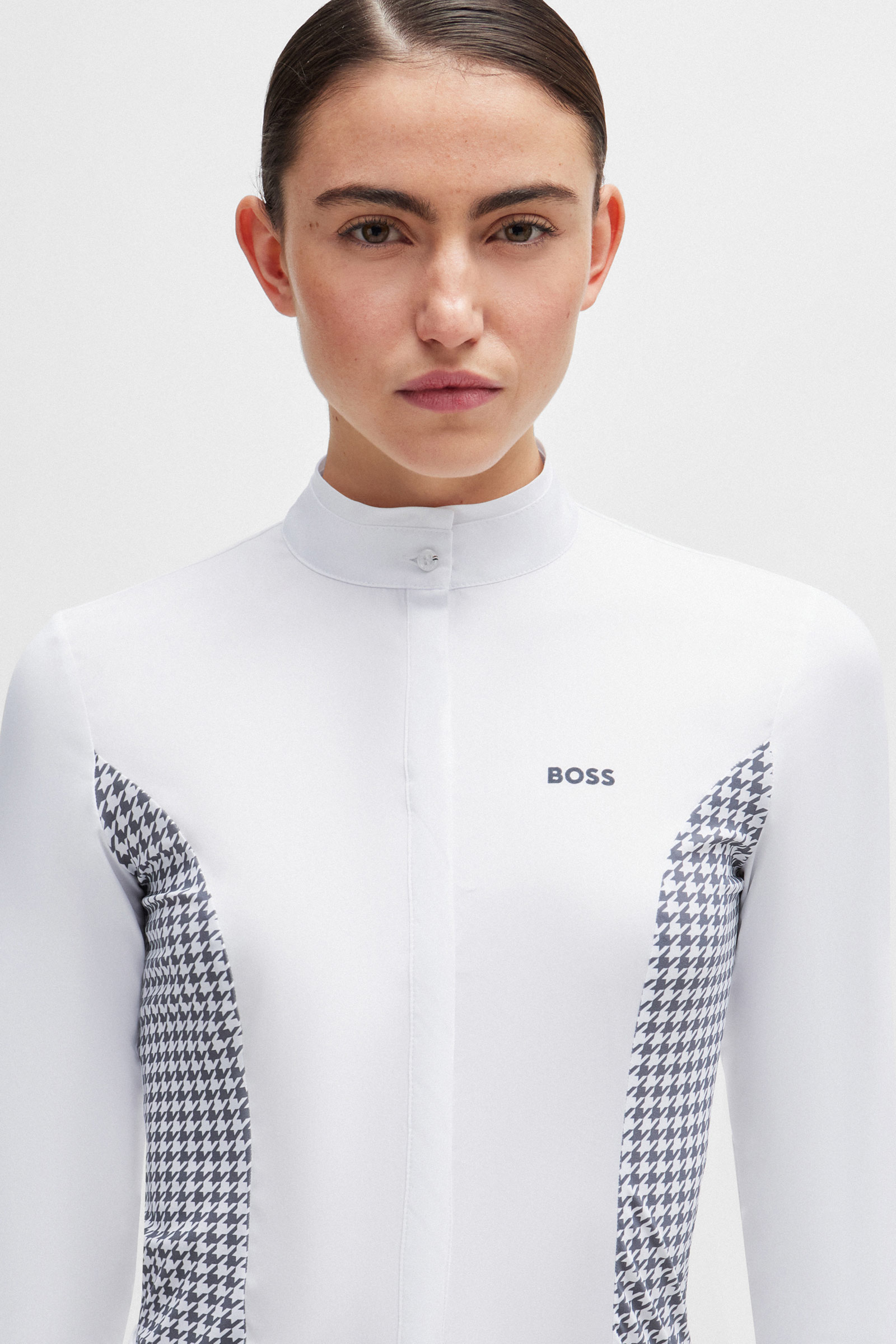 Boss Emma showblouse Houndstooth
