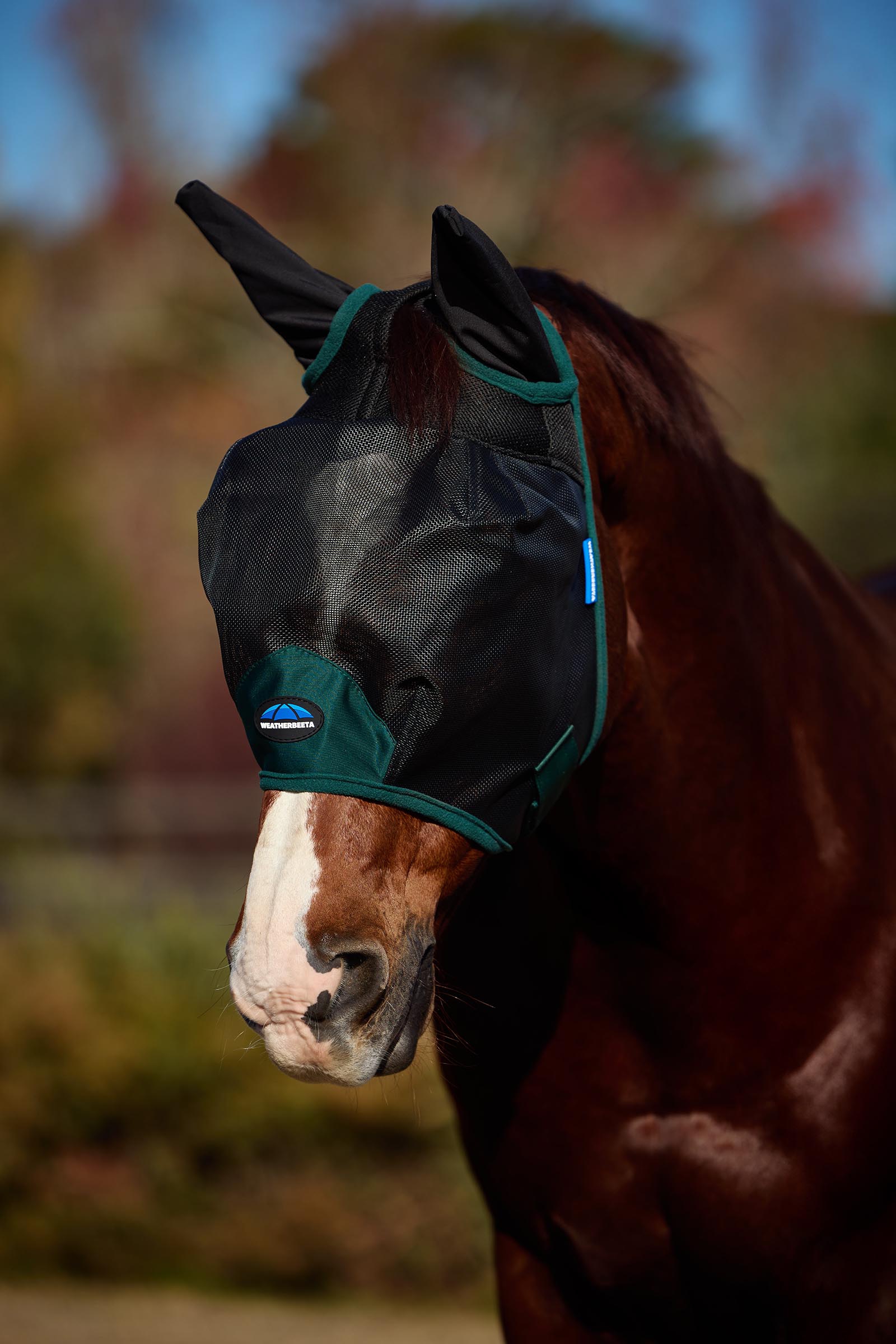 Weatherbeeta Comfitec Durable Mesh Vliegenmasker met oren  