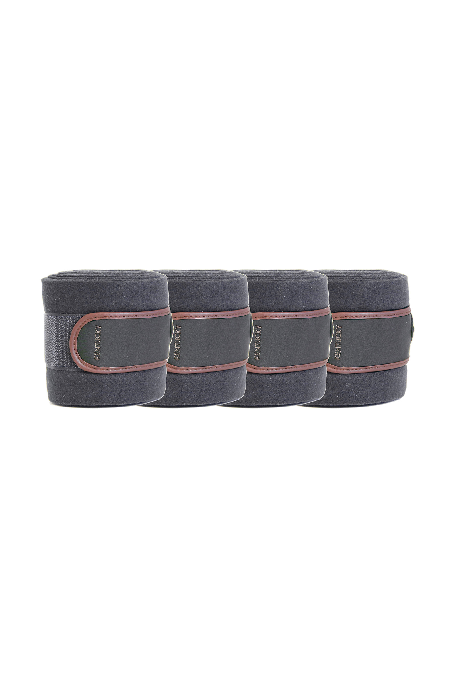 Grey Kentucky Horsewear Polar Fleece Bandages
