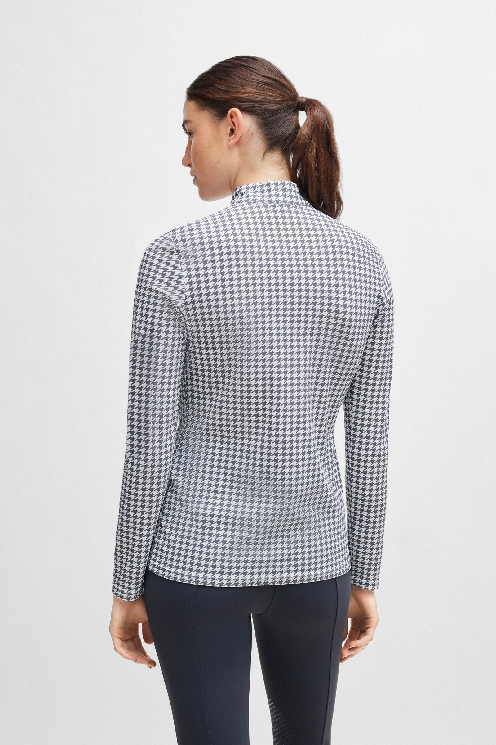 Boss Rachel trainingsshirt Houndstooth