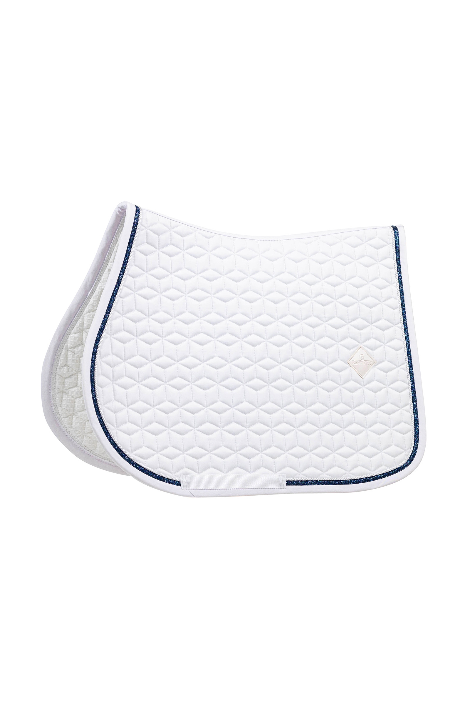 white/navy Kentucky Horsewear Zadeldoek Glitter Koord Voorjaar