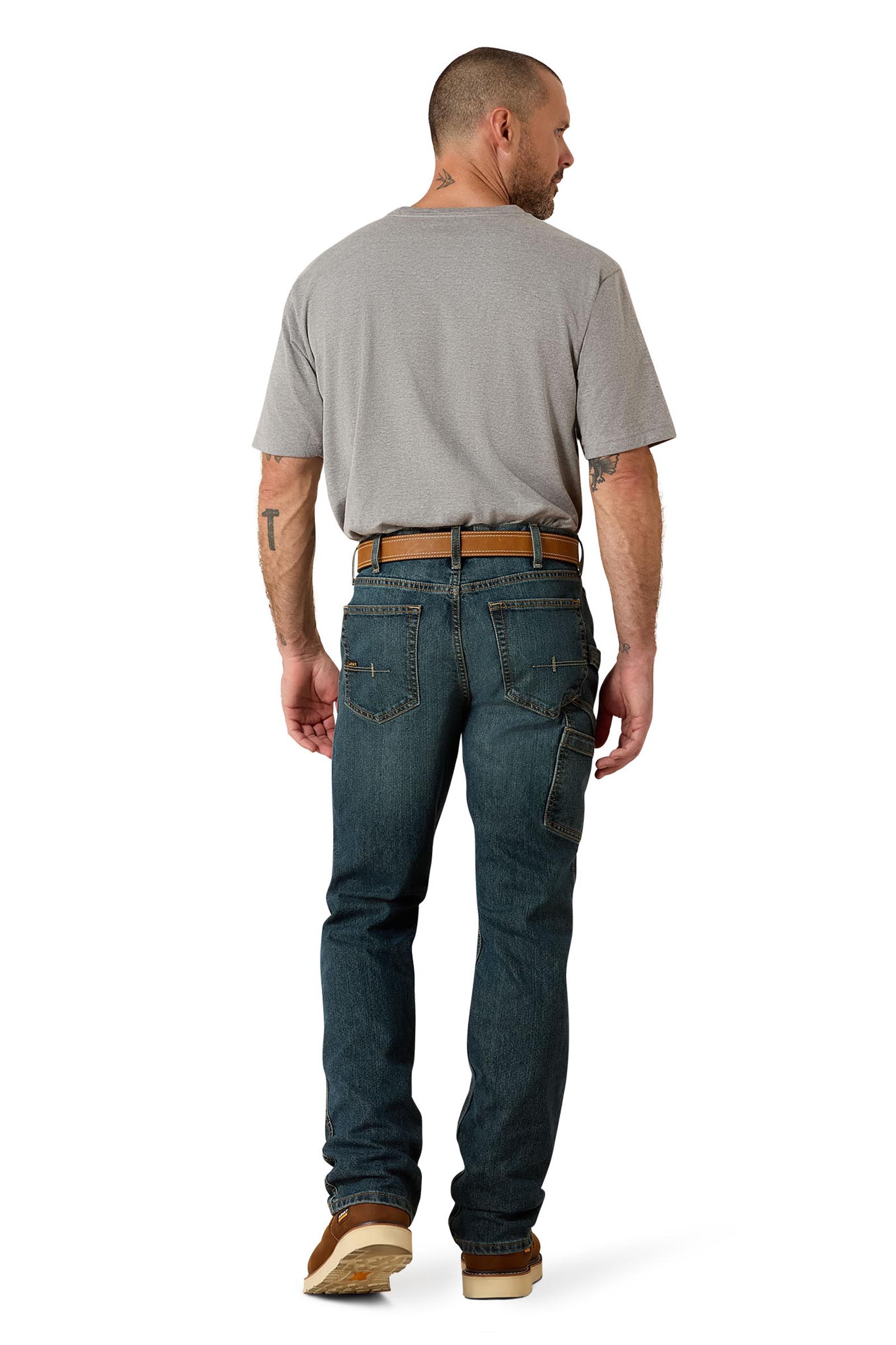 Ariat Rebar M7 Slim DuraStretch Workhorse Heren werkjeans met rechte pijp