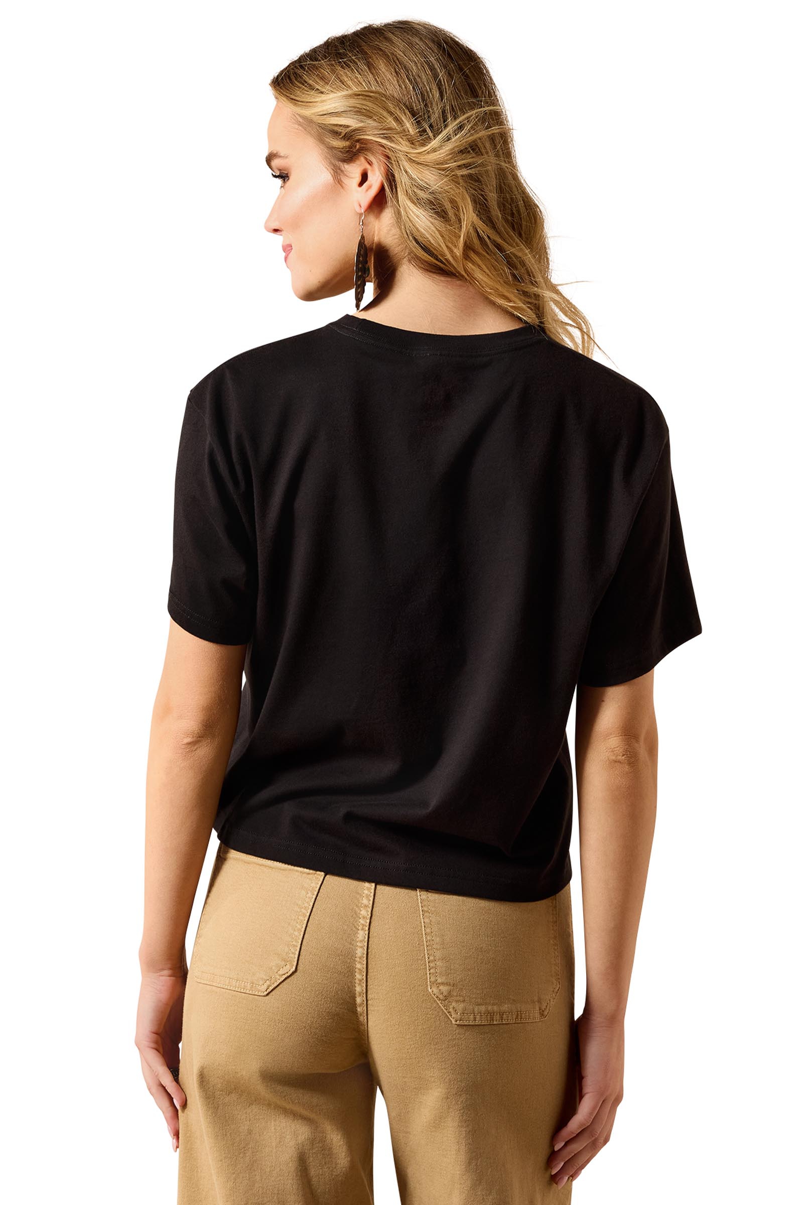 Ariat Dames Ariat Cacti Cowboy Hat T-shirt