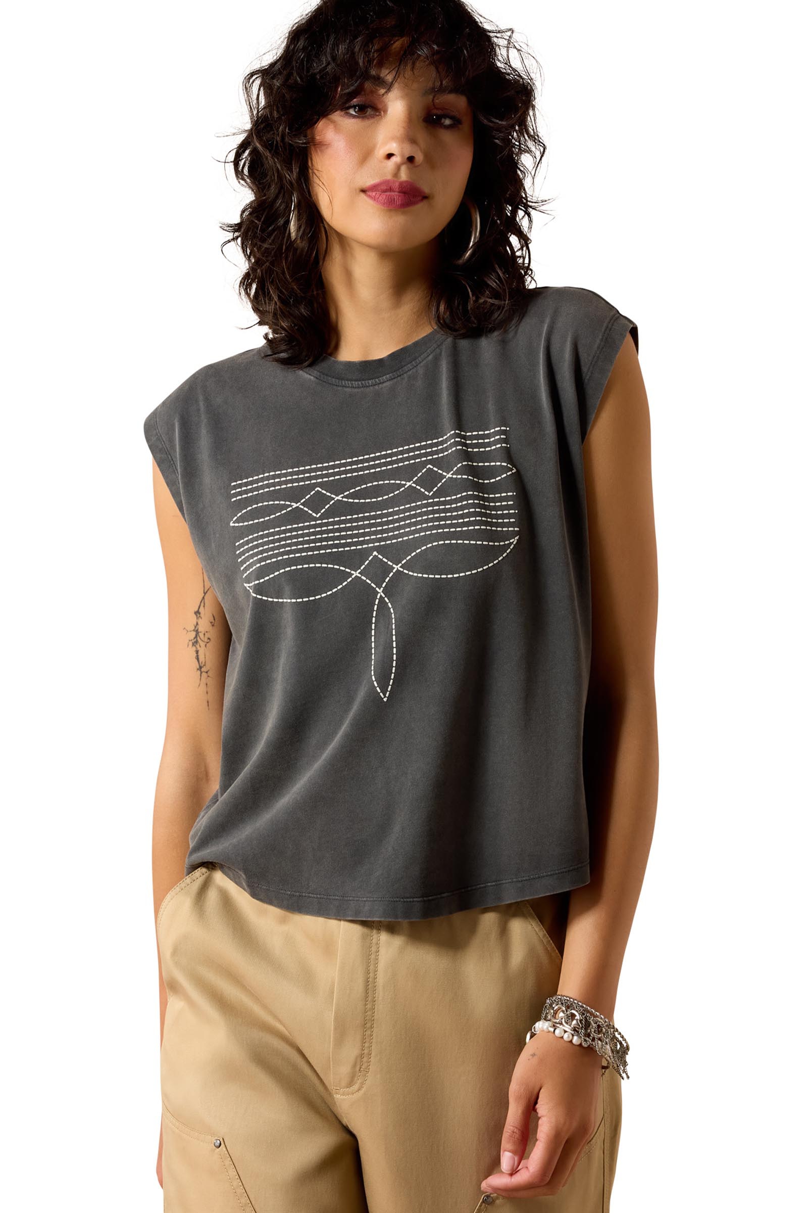 Ariat Dames Dallas cropped T-shirt