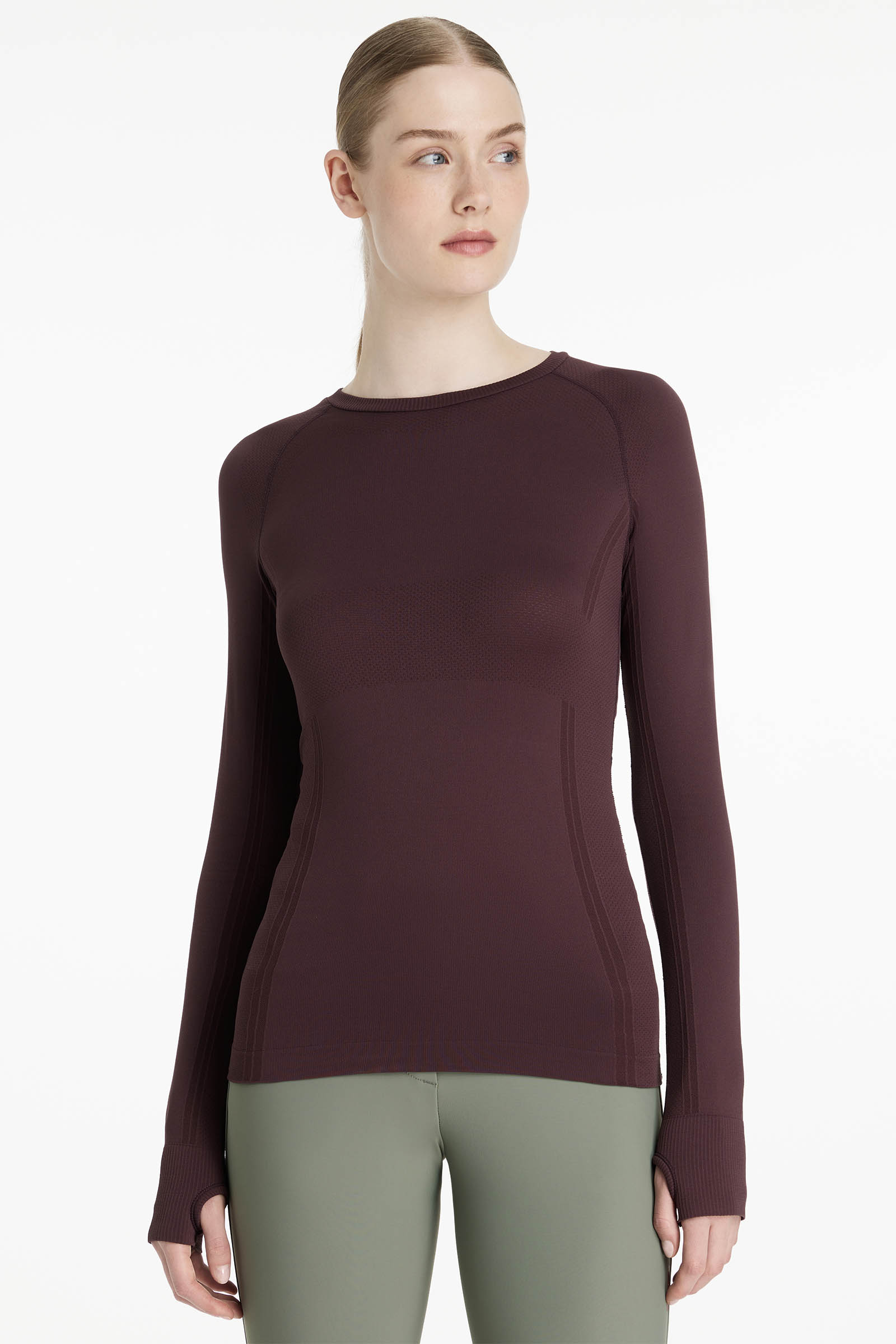 LeMieux Britney naadloze dames UV-top met lange mouwen