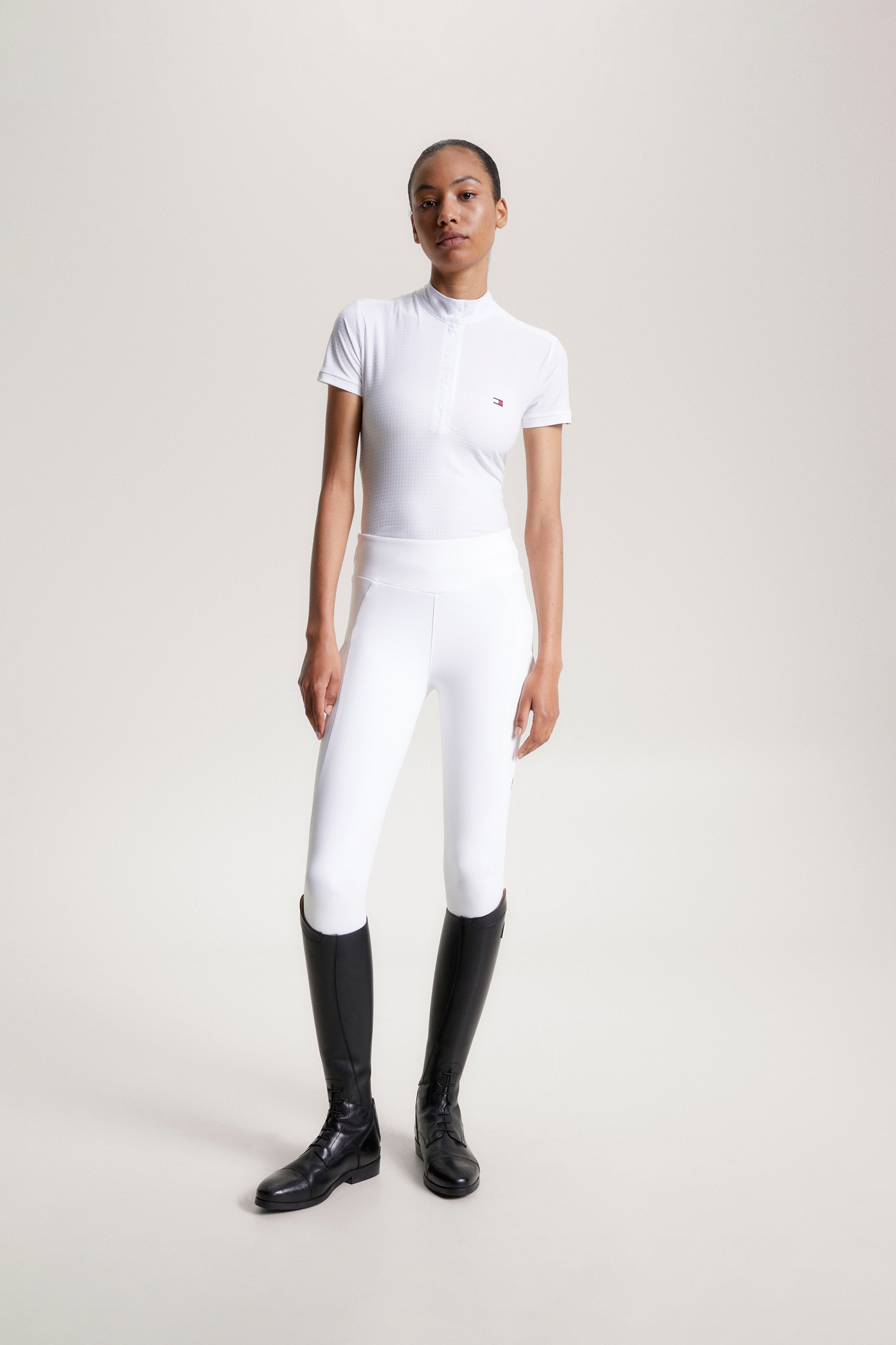 Tommy Hilfiger Equestrian Chelsea verkoelend polo shirt met korte mouwen en logo