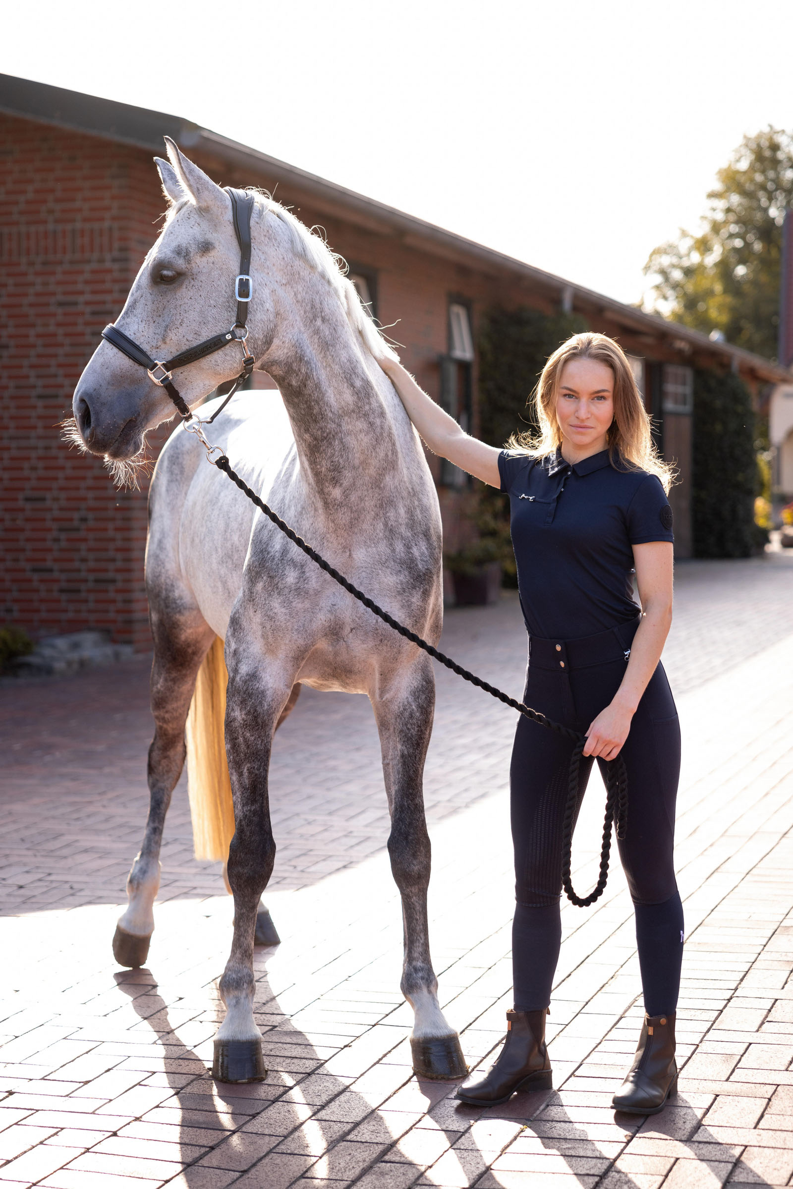 Horze Denise Functioneel Poloshirt, korte mouwen, dames