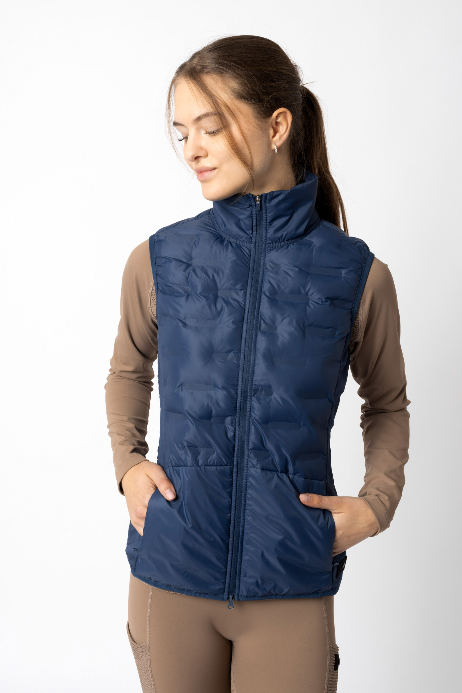 Horze Adela licht gevoerde functionele bodywarmer, dames