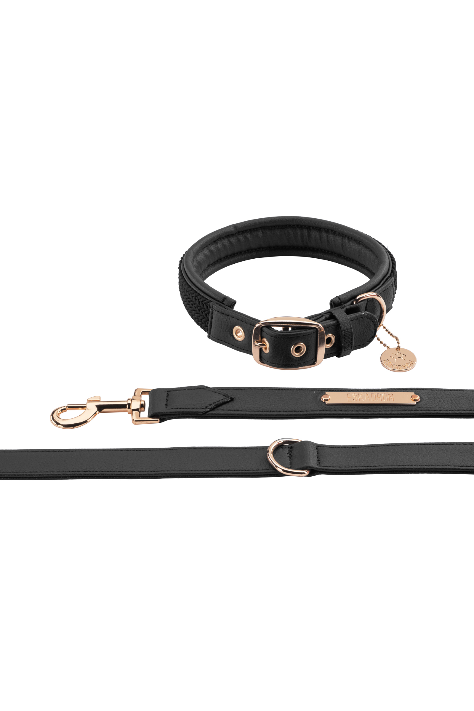 Eskadron Heritage AW24 hondenhalsband en riem set van kunstleer