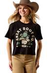 Ariat Dames Ariat Cacti Cowboy Hat T-shirt