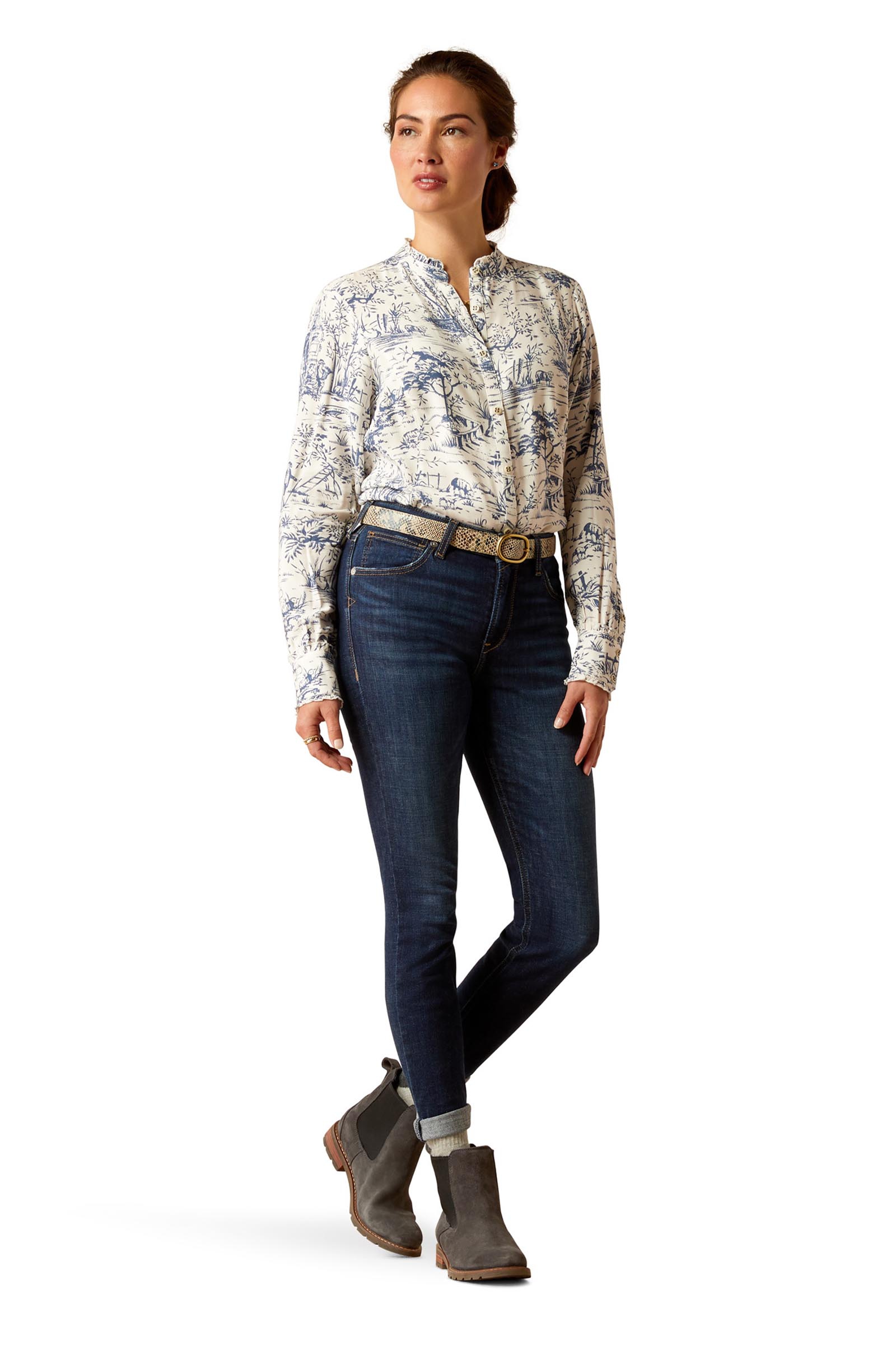 Ariat High Rise Bridle Dames skinny jeans met hoge taille