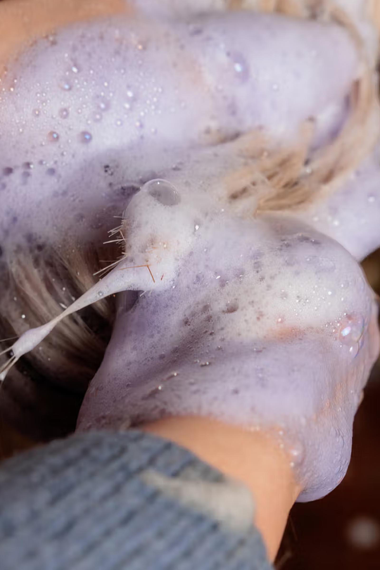 Grooming Deluxe Amandel gloss paarse shampoo, 500 ml