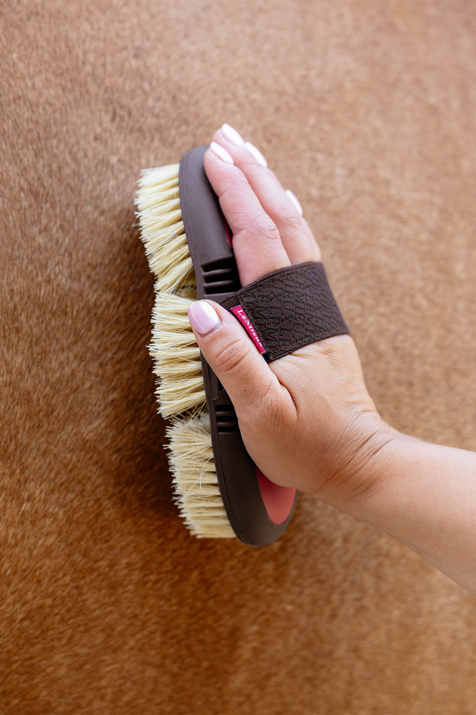 LeMieux Flexi schrobborstel