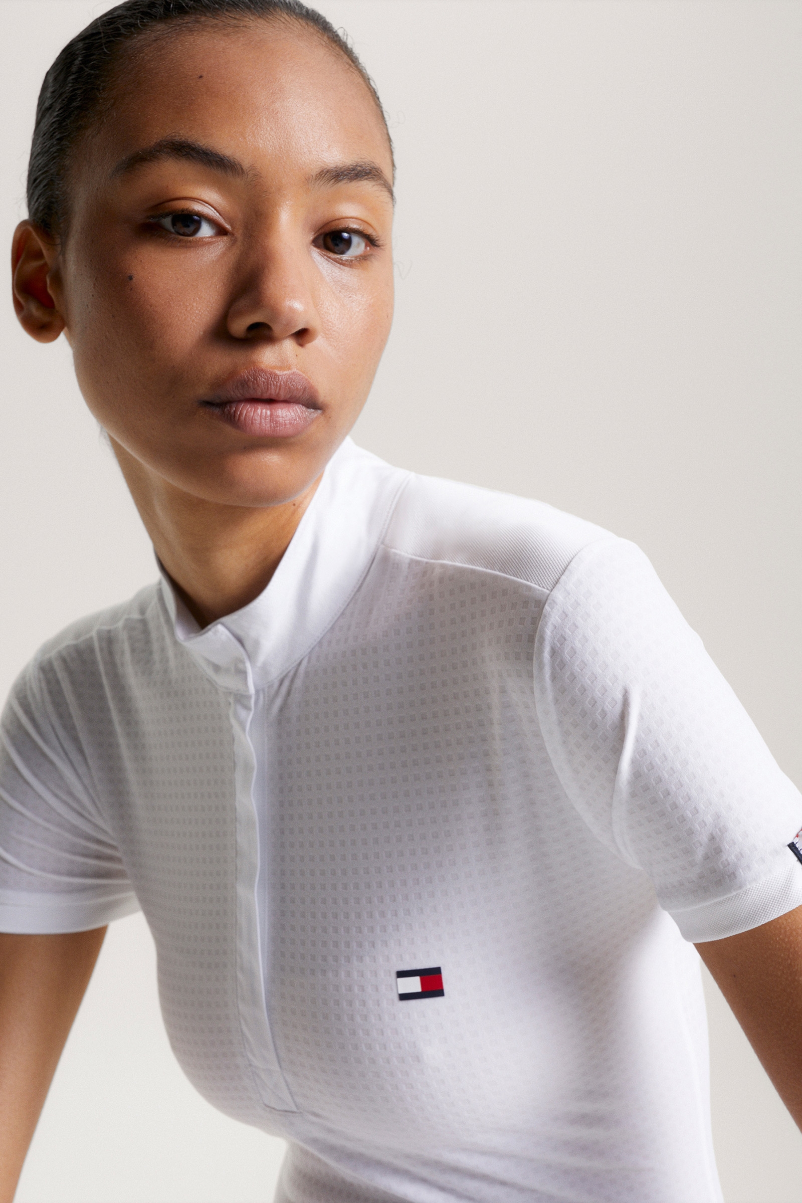 Tommy Hilfiger Equestrian Chelsea verkoelend polo shirt met korte mouwen en logo