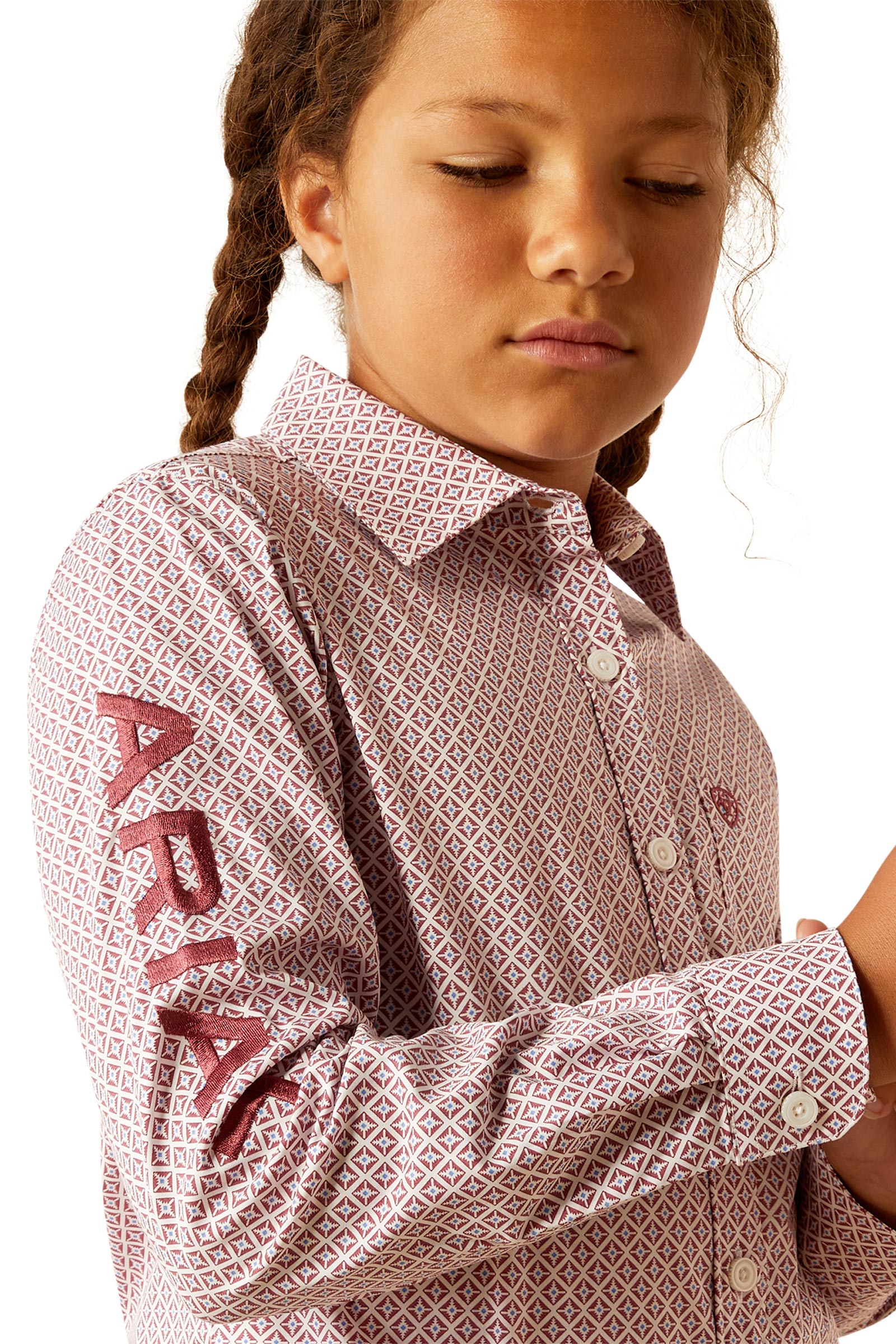 Ariat Team Kirby kinder-westernshirt met lange mouwen