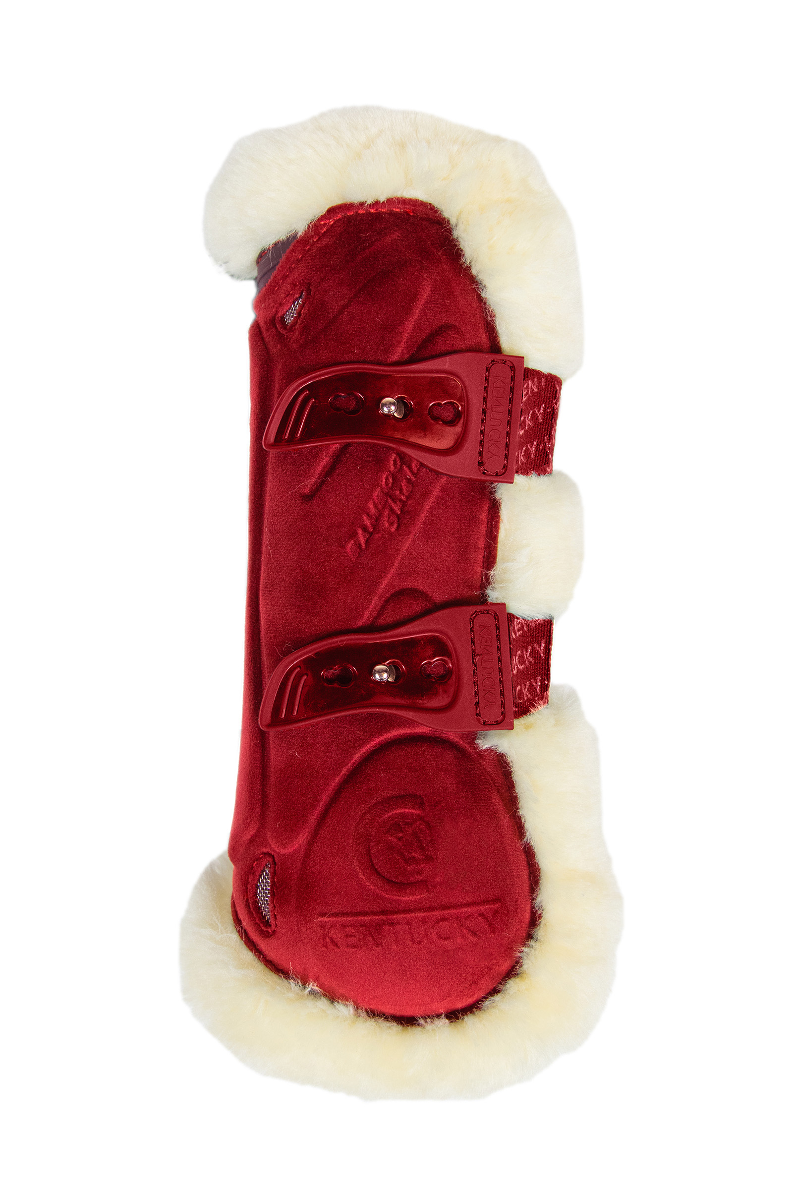 Kentucky Horsewear Veganistische schapenvacht bamboe elastische fluwelen peesbeschermers