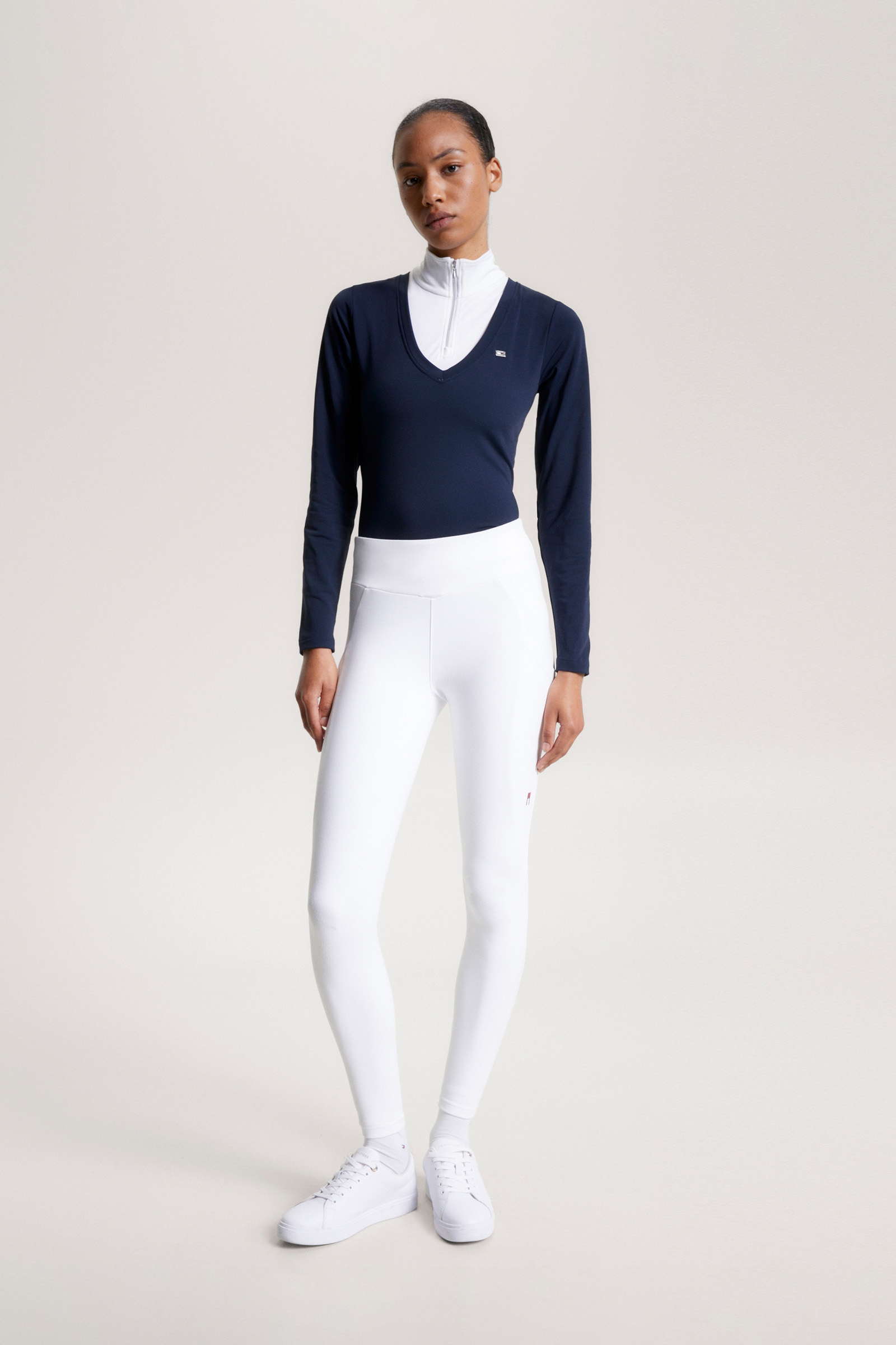 Tommy Hilfiger Equestrian Monaco Winter Dames Wedstrijd Volledige Grip Rijleggings