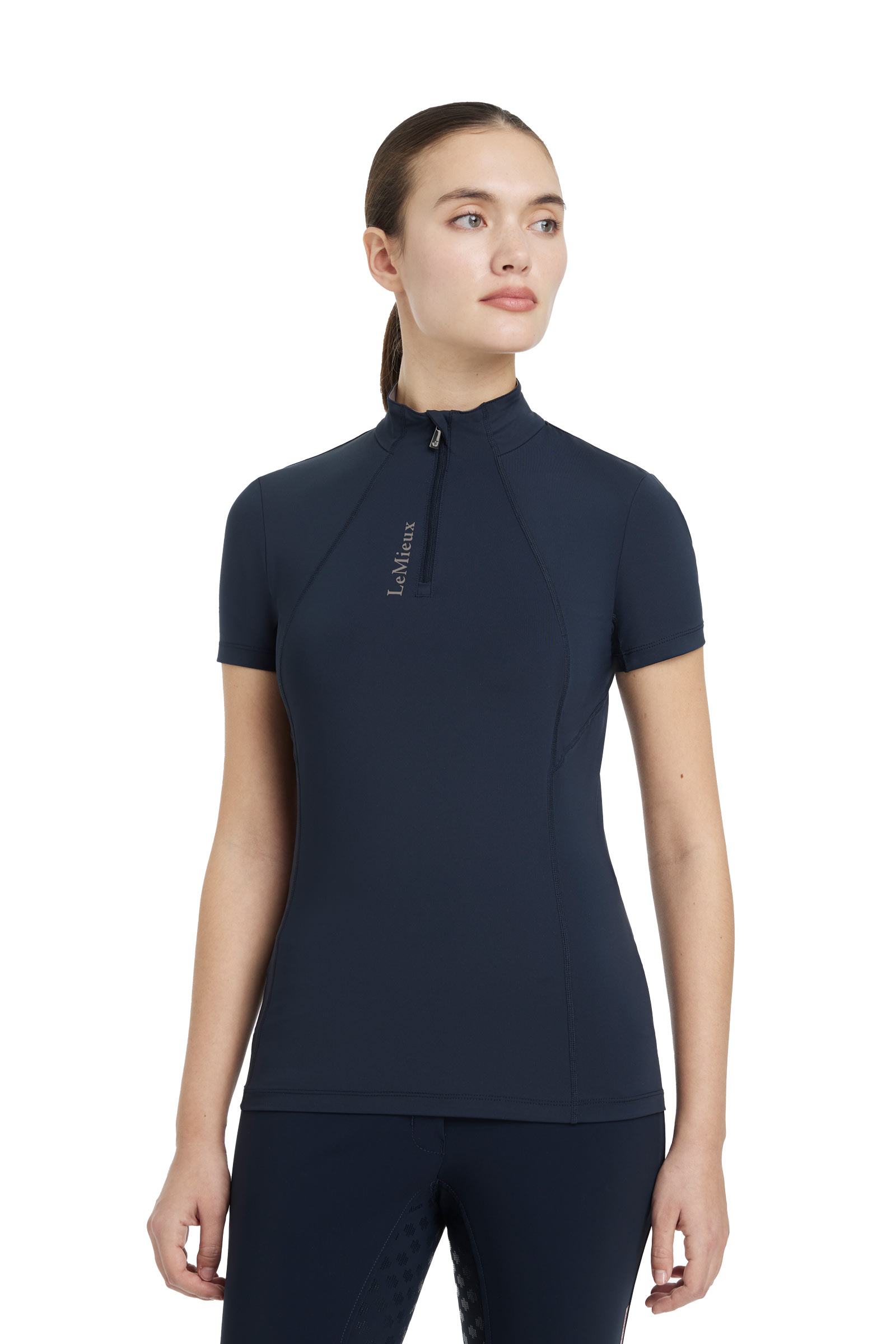 Navy LeMieux Classique dames korte mouw baselayer