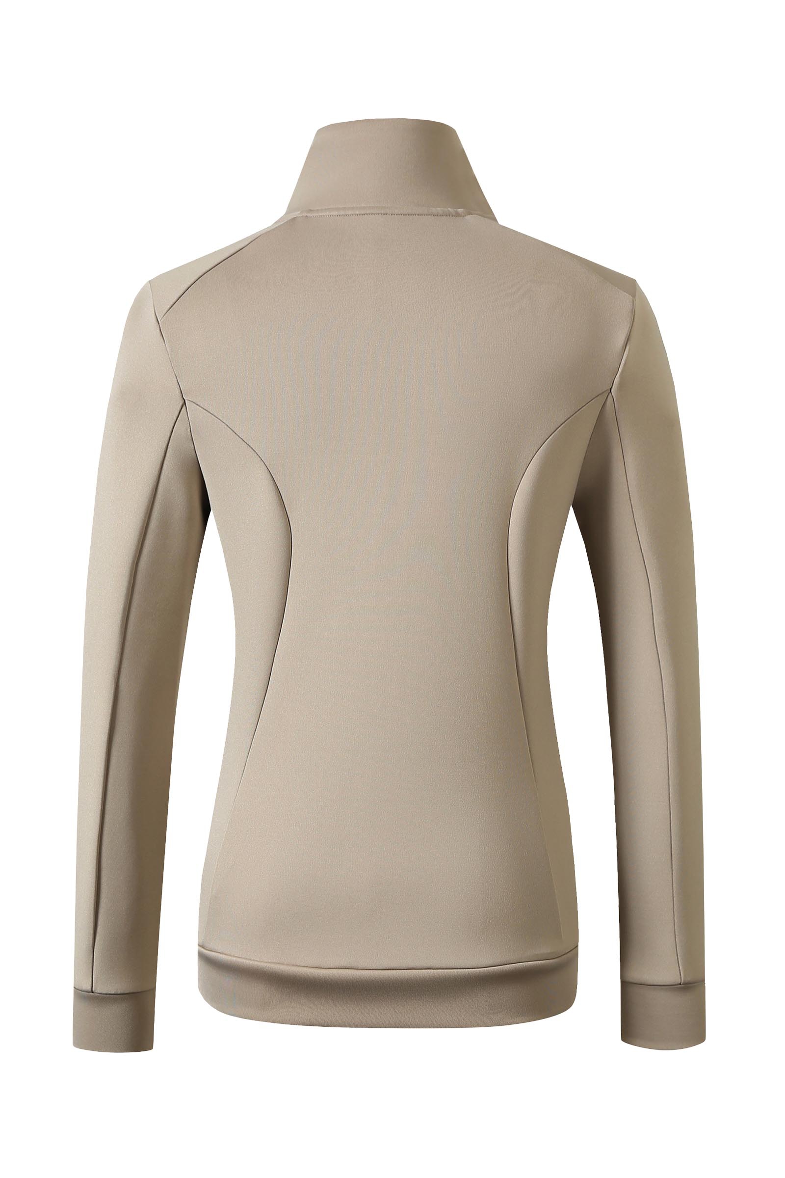 Covalliero dames sweatshirt met halve rits SS25  