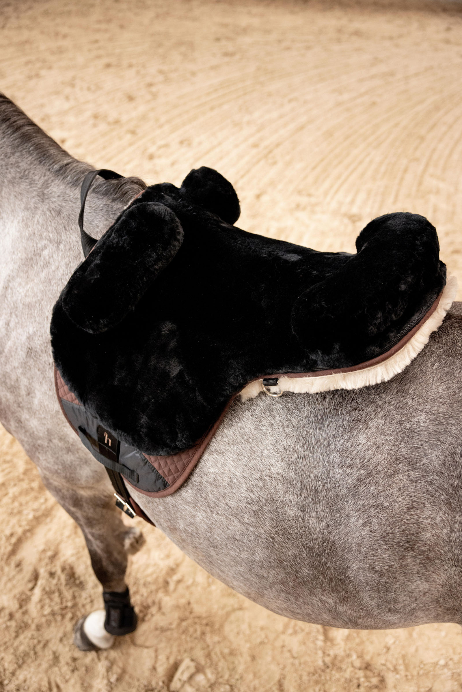 Horze barebackpad van schapenvacht