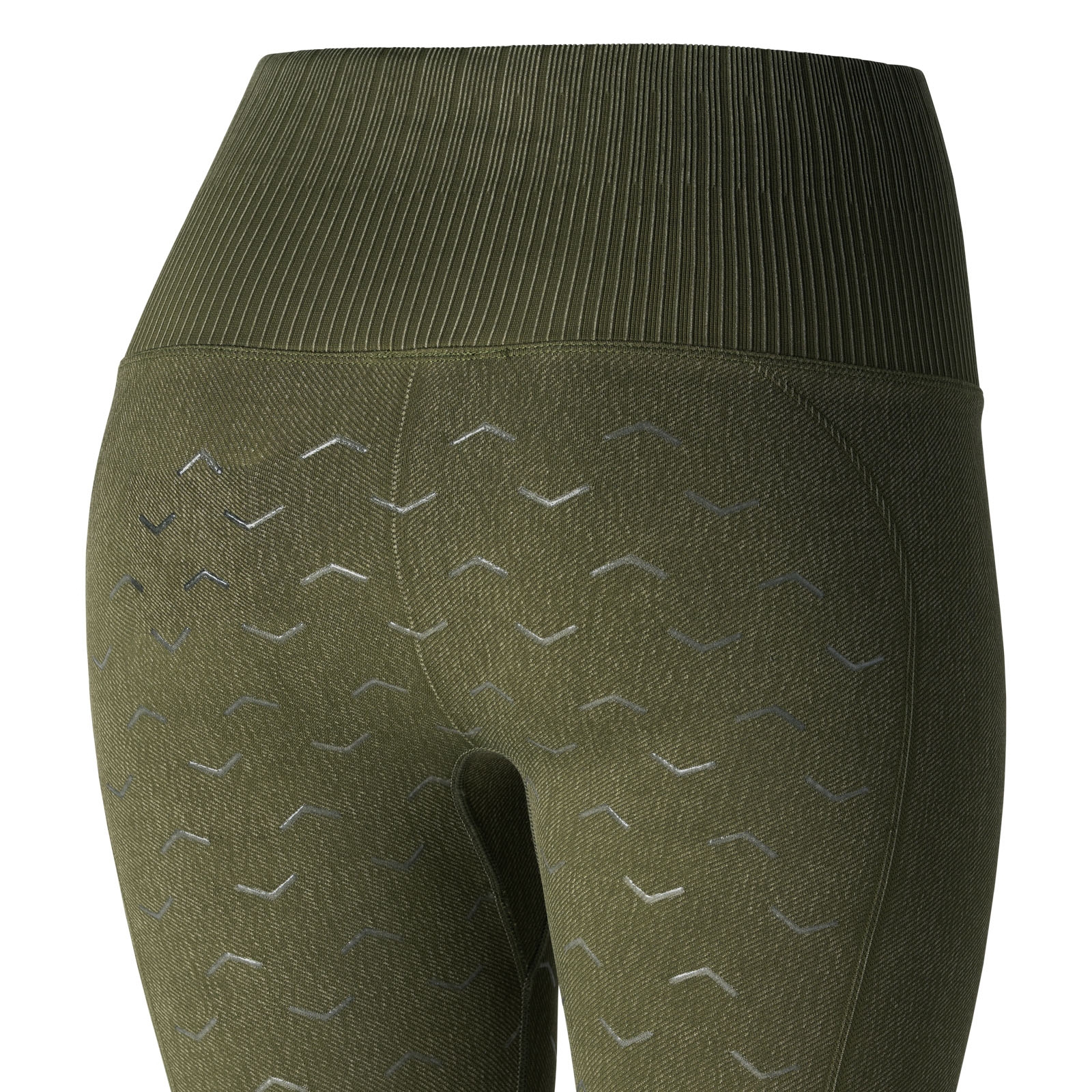 Horze Vanessa Naadloze Denim-Look Siliconen Full Seat Tights, dames