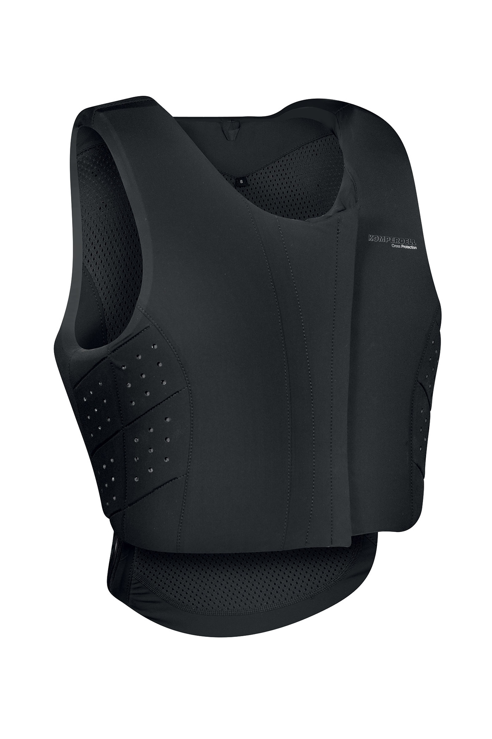 Komperdell bodyprotector met ritssluiting aan de voorkant, normale pasvorm
