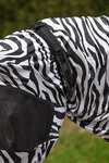 Waldhausen zebra eczeem vliegenmasker met UV-bescherming