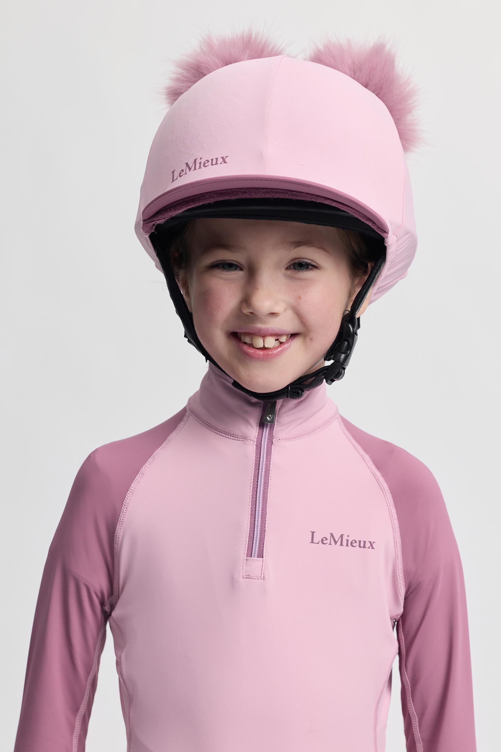 Fondant LeMieux Mini dubbele pom helmovertrek