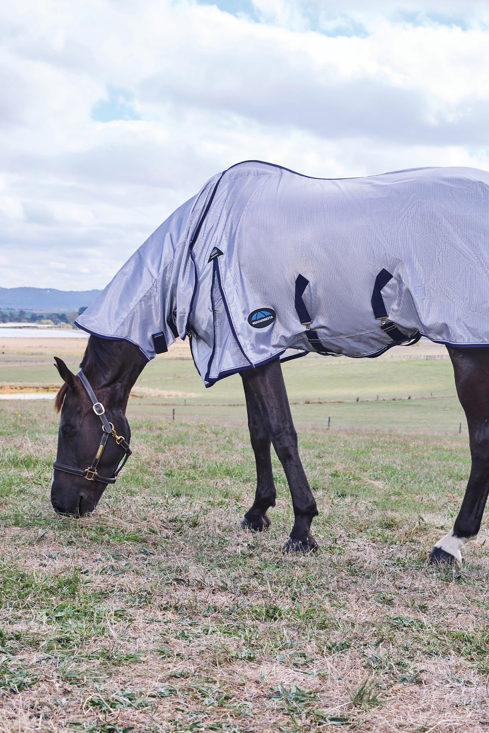 Weatherbeeta ComFiTec Hexi Shield Vliegendeken combo met vaste hals, 0 g  