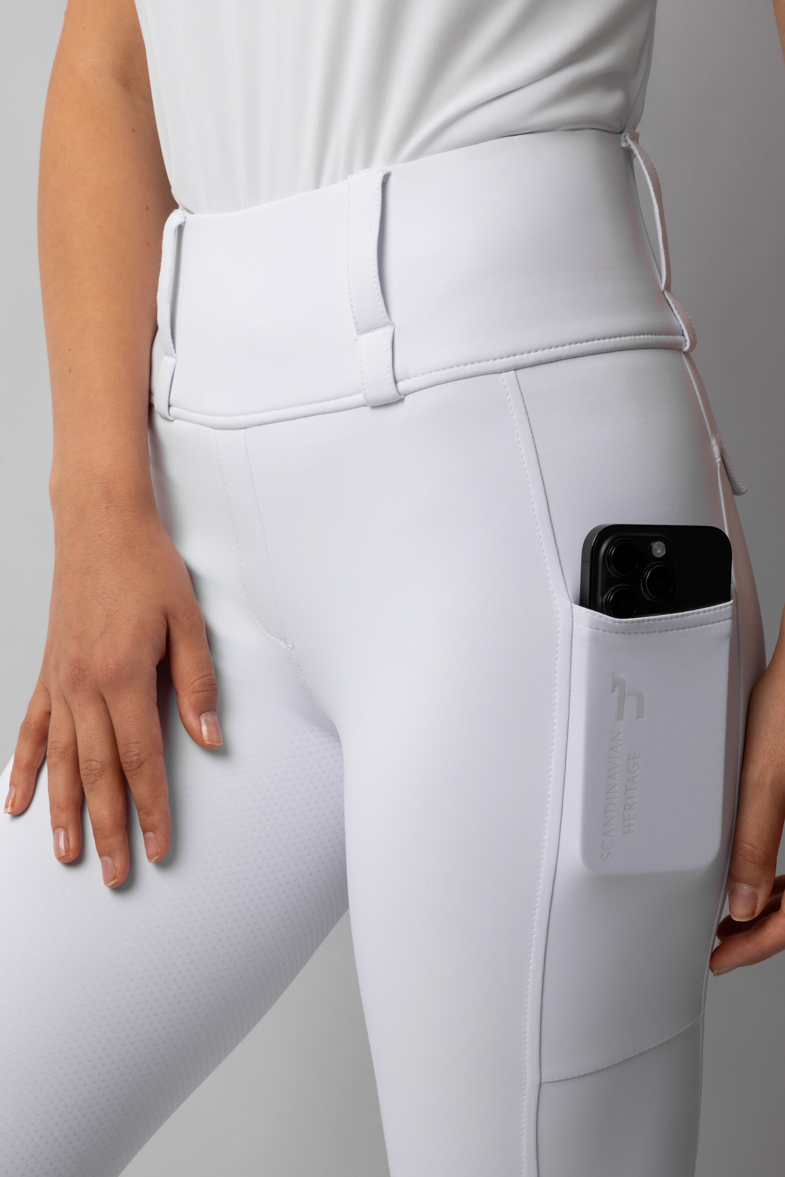 Horze Anya dames rijlegging met fullseat siliconen grip UPF 50+