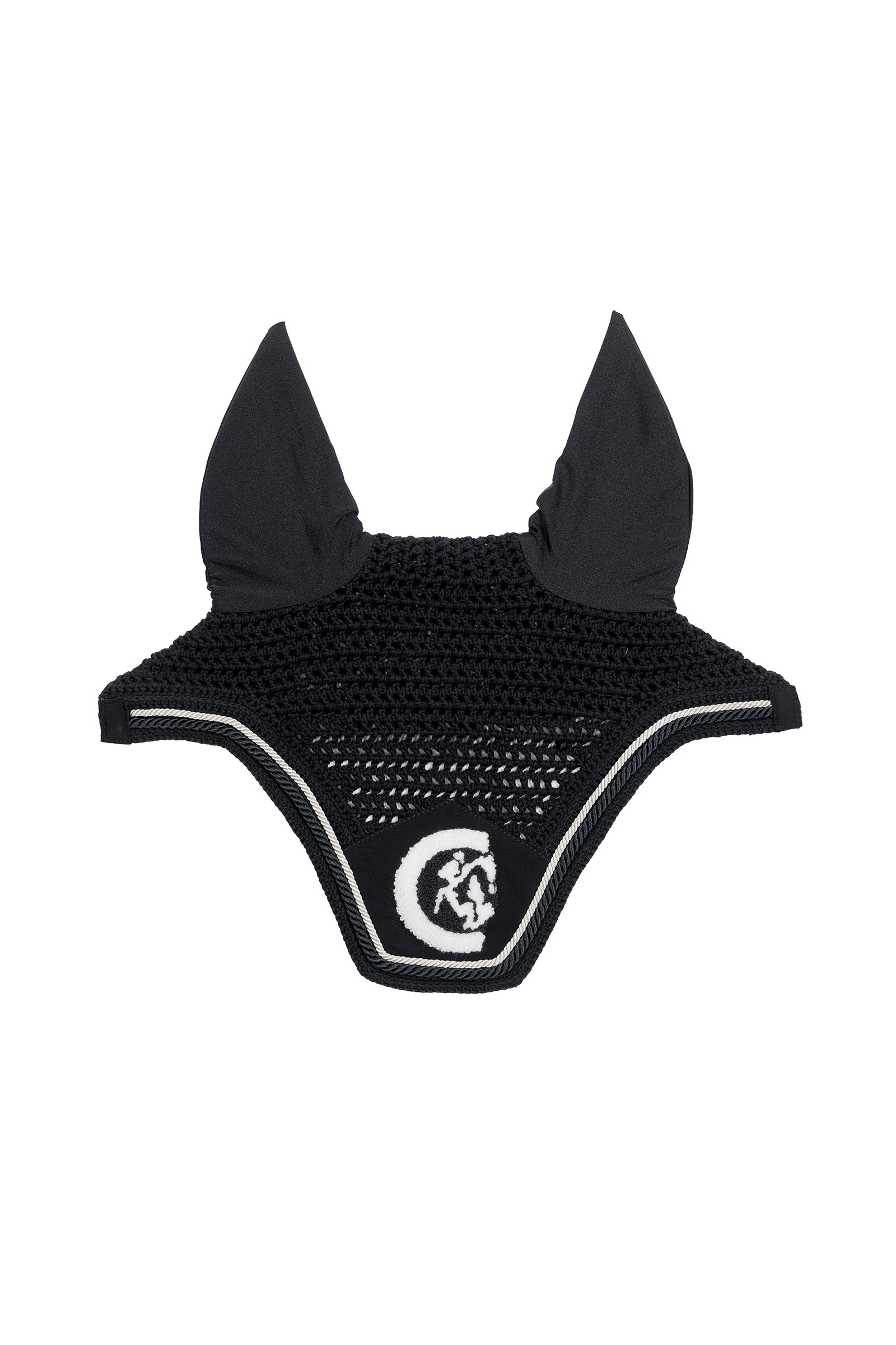 black Kentucky Horsewear oornetje Wellington 3D Logo rope