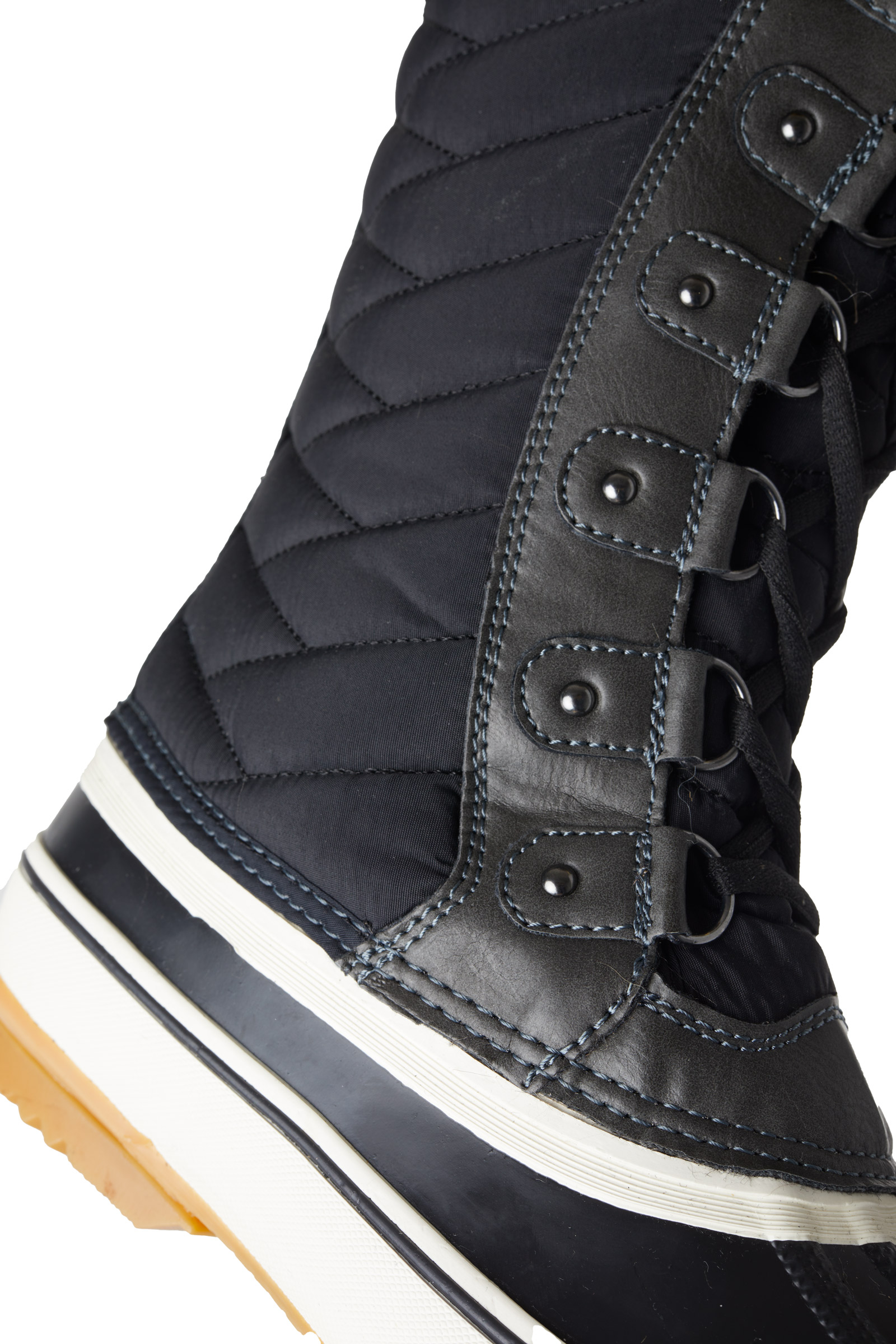 Horze bont gevoerde winterlaarzen, dames