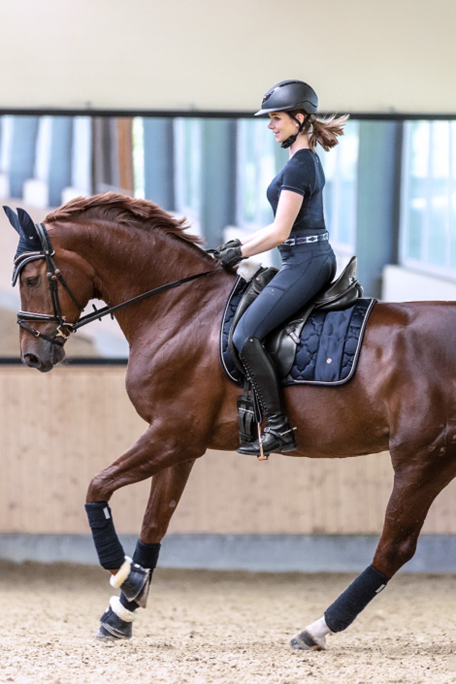 Waldhausen Modern Rosé Dressage Saddle Pad